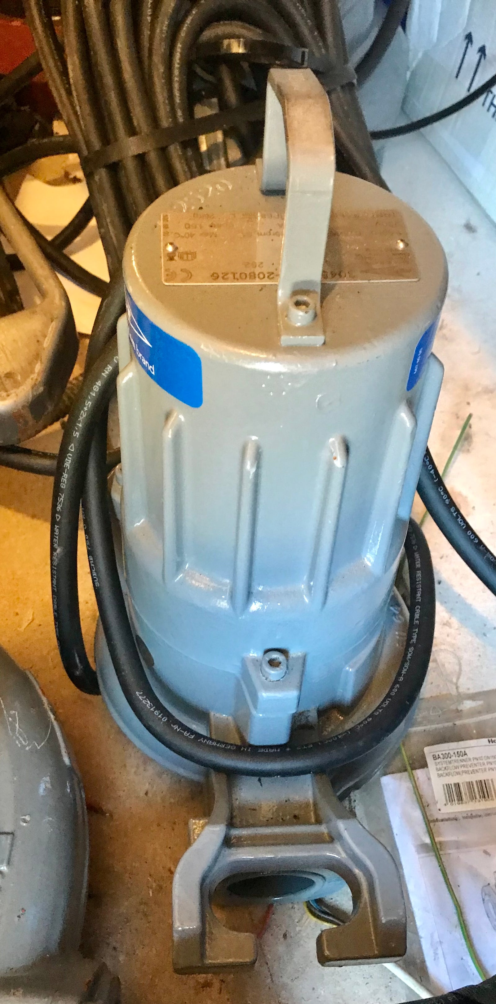 Flygt CP 3045.181 252 HT 0.75kw 230v submersible waste water pump DN50 #2674