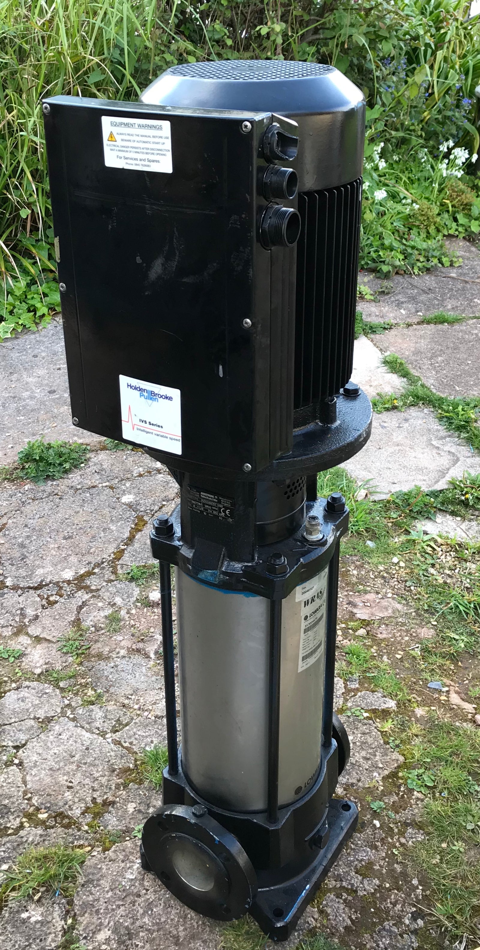 Armstrong Lowara SV3004N75 7.5kw 415v Vertical Multistage Pump #1493