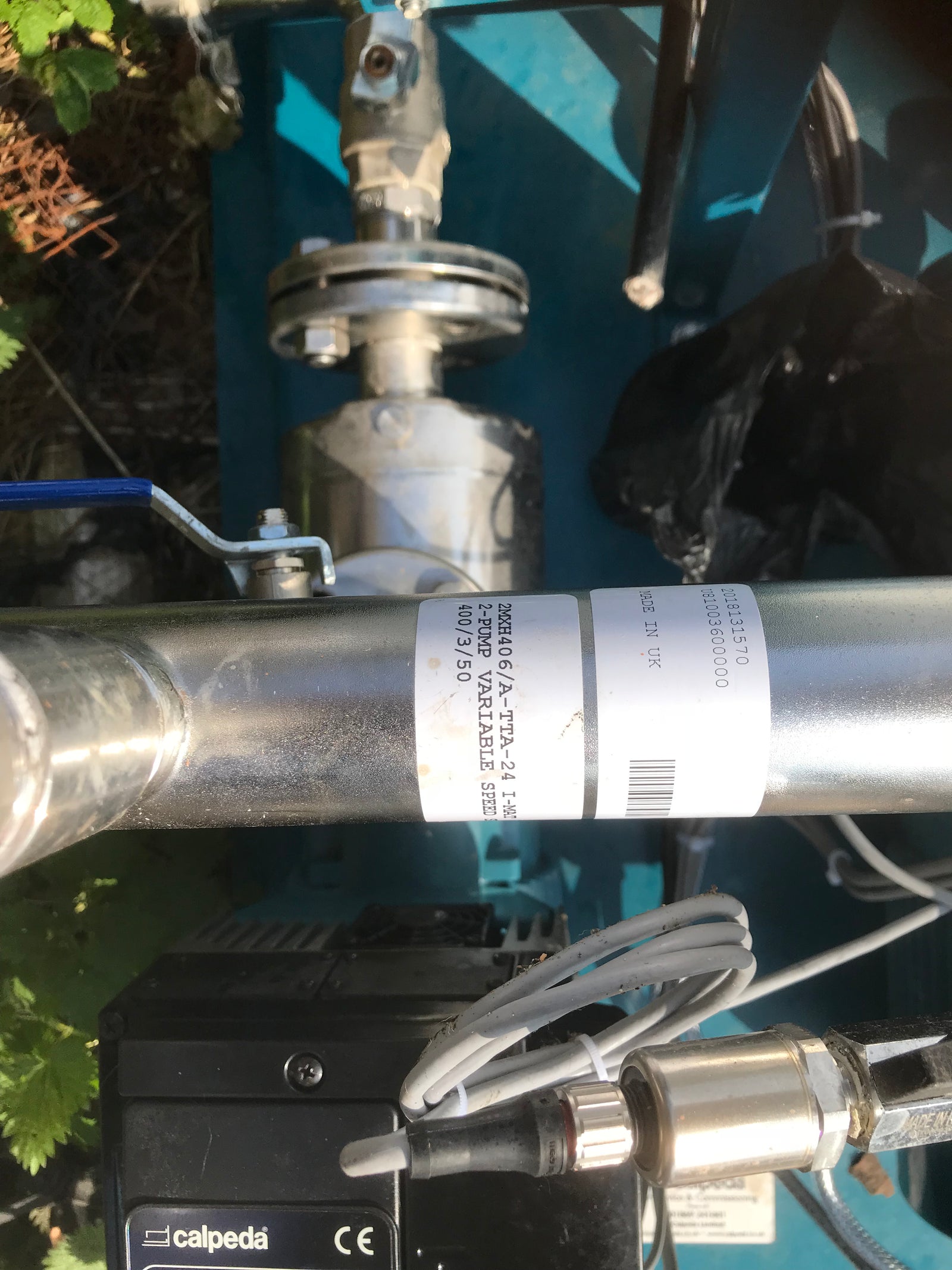 Calpeda IMAT 2MXH406-TTA-24 Twin Pump Booster Set 415v 6bar #1714