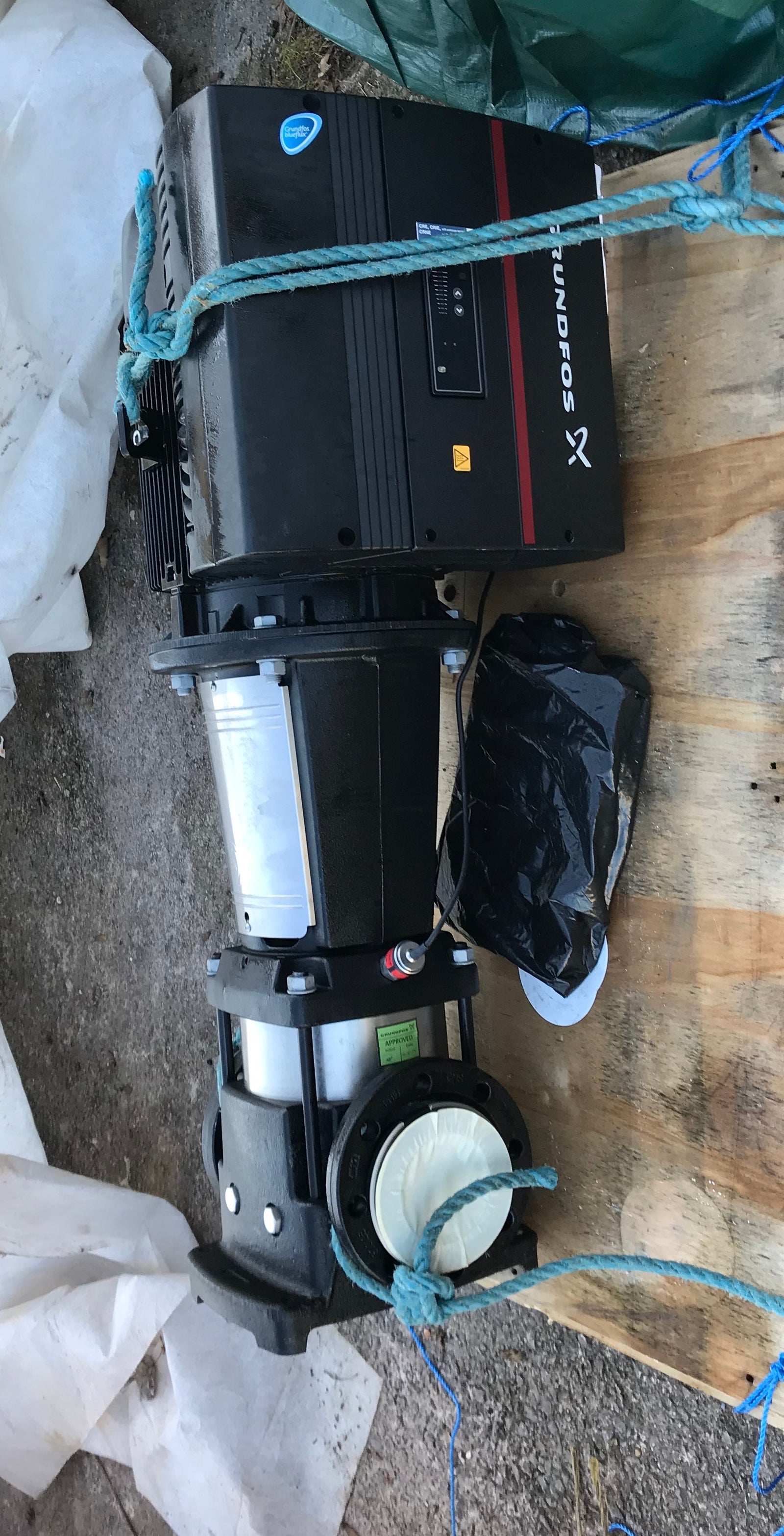 Grundfos CRE 64-1 AN-F-A-E-HQQE Centrifugal Multistage Pump 96123998 #1727