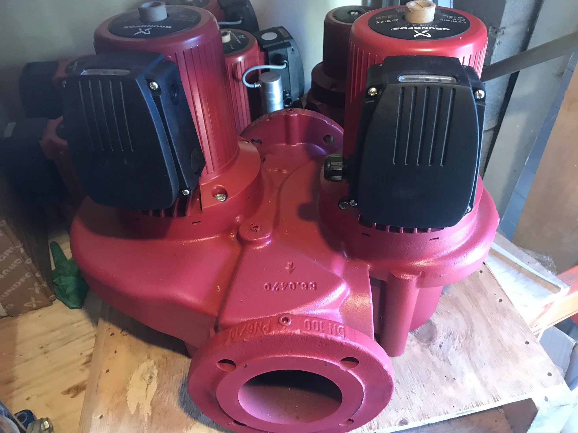 Grundfos UPSD 100-30 F 415V 96408892 Twin Head Circulating Pump #2681
