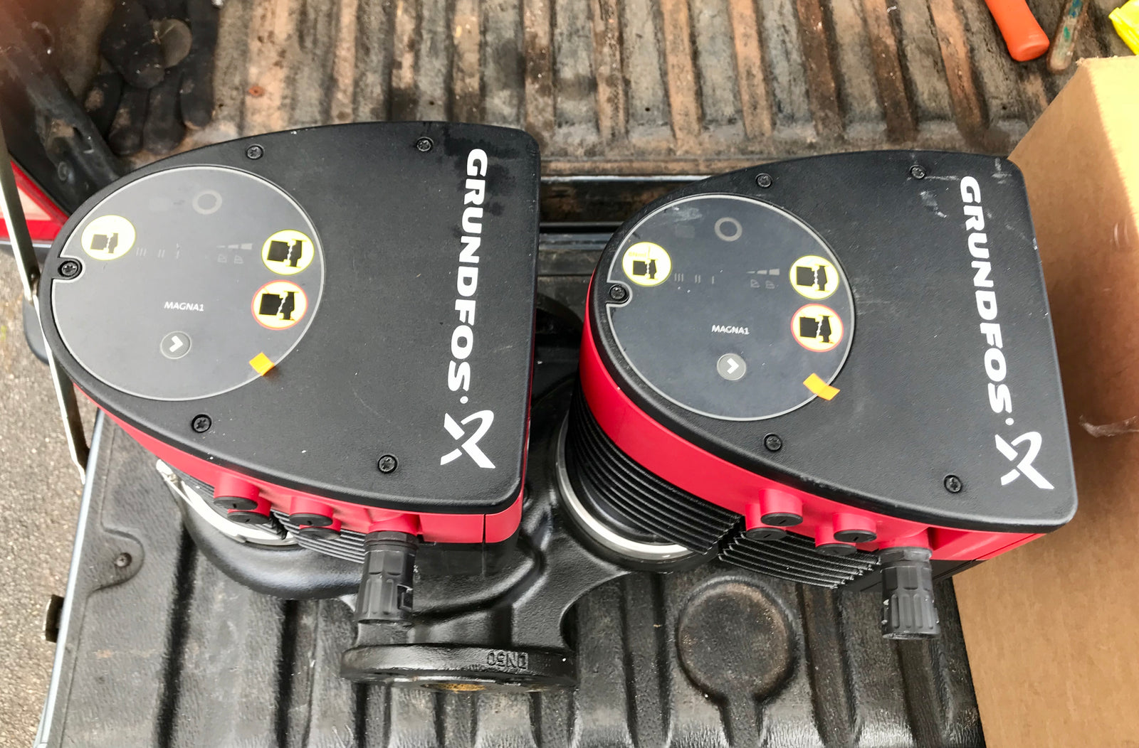 Grundfos Magna1 D 50-180 F 97924399 280mm Twin-Head Flanged Circulating Pump #1888 USED