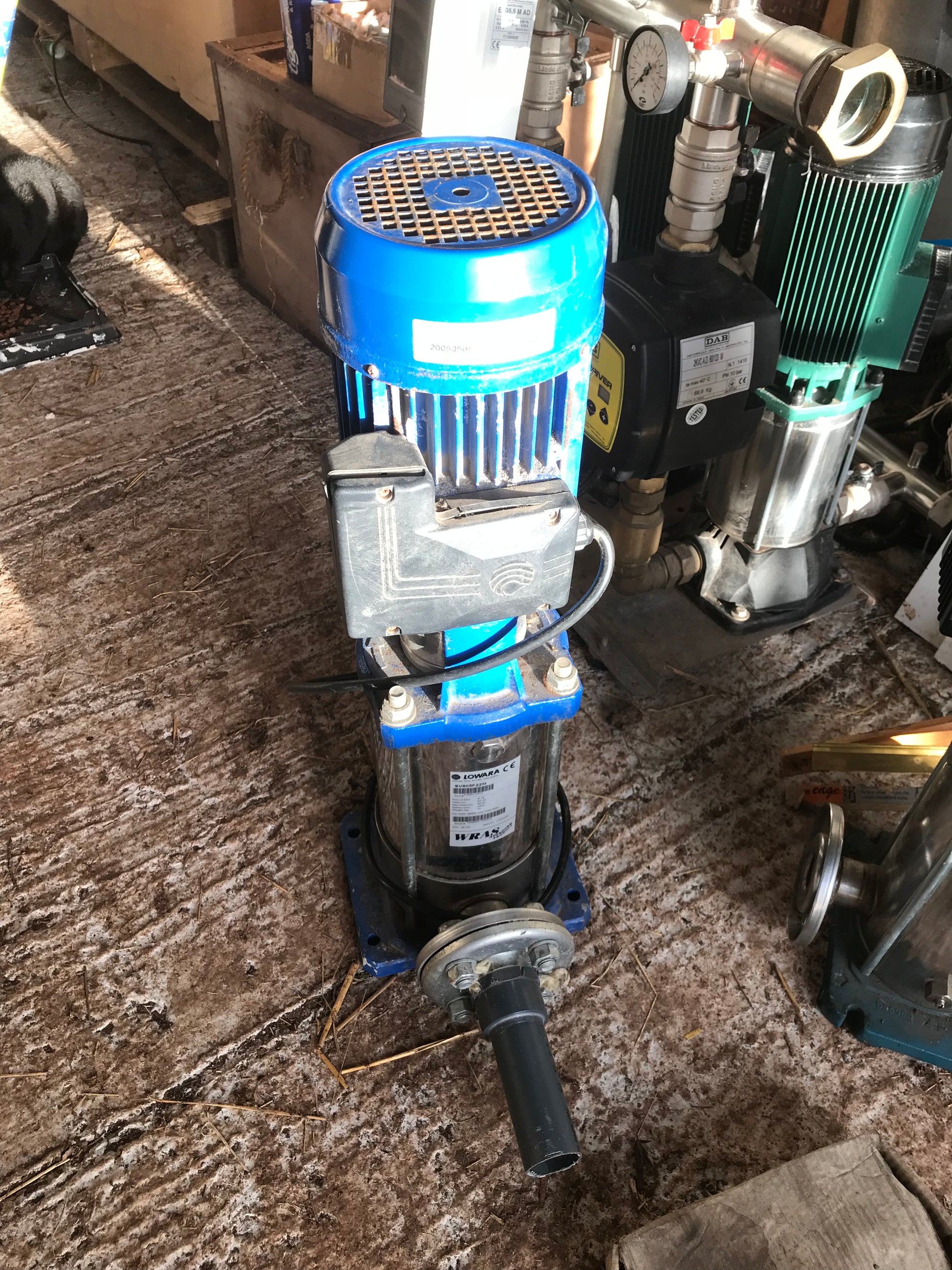 Lowara SV805F22M 240v Vertical Multistage Pump #711