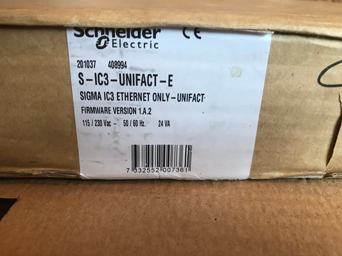 Satchwell Schneider S-IC3-UNIFACT-E Ethernet Only Integration Controller #2219