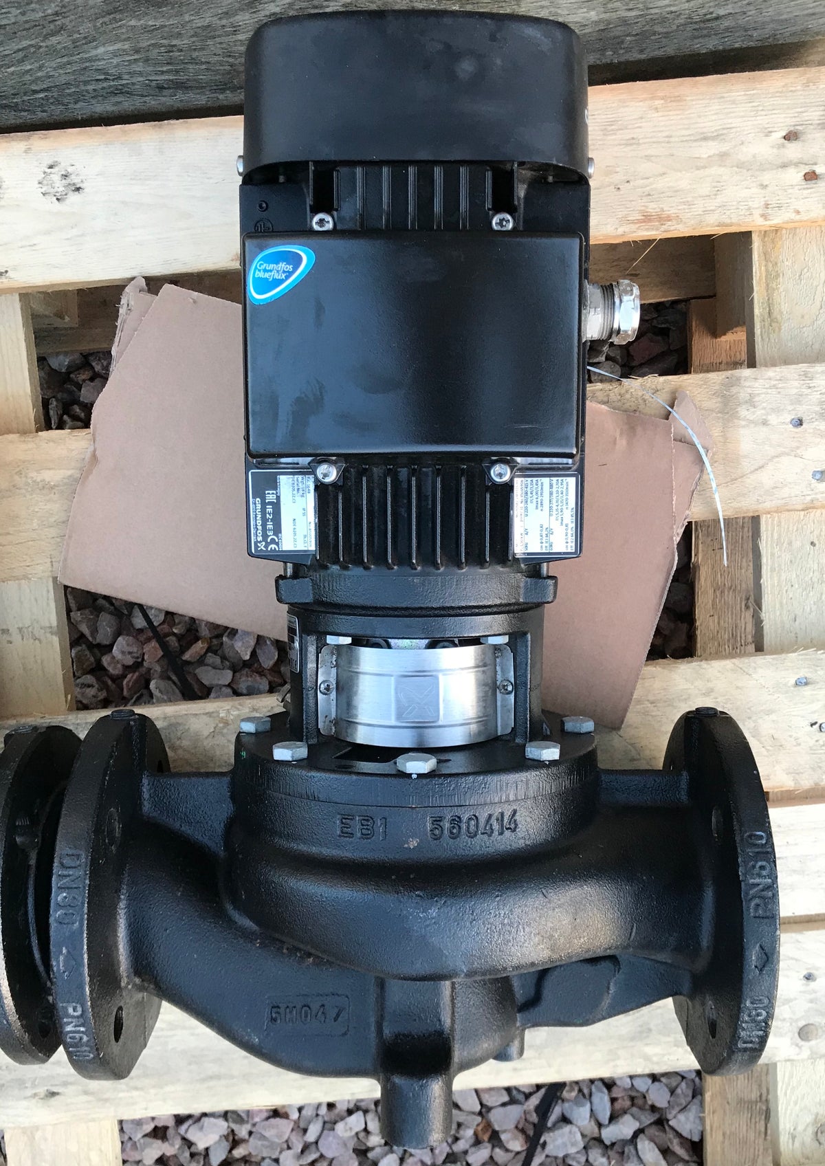 GRUNDFOS TP 80-120/2 AI F A BQQE 1.5KW IN LINE 415V 98843904 #1252 USED