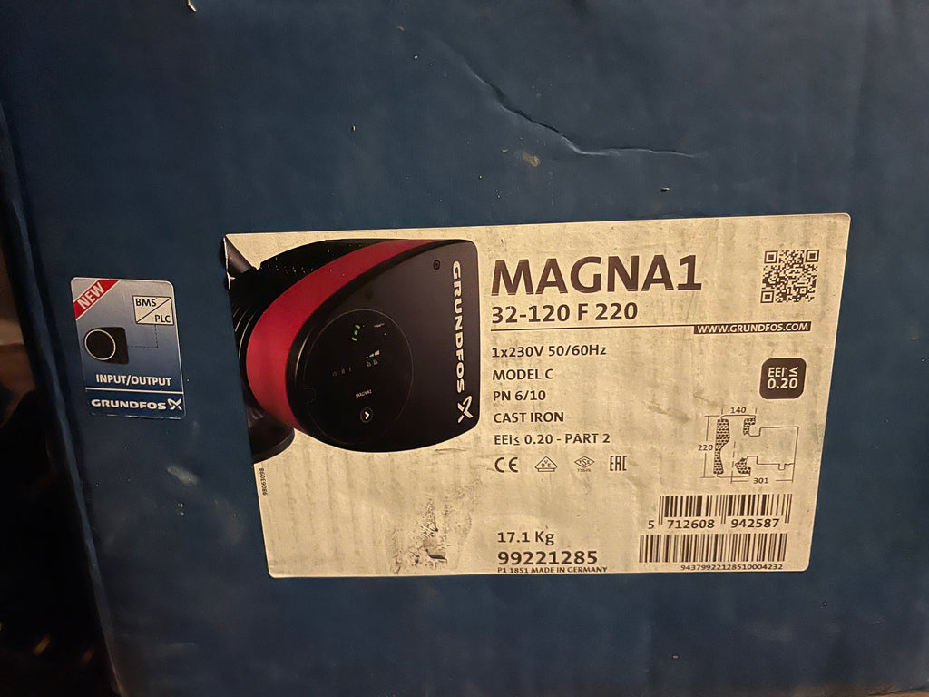 Grundfos Magna1 32-120F 1PH Flanged Pump Heating Circulator 240v 99221285 #2708 VAT