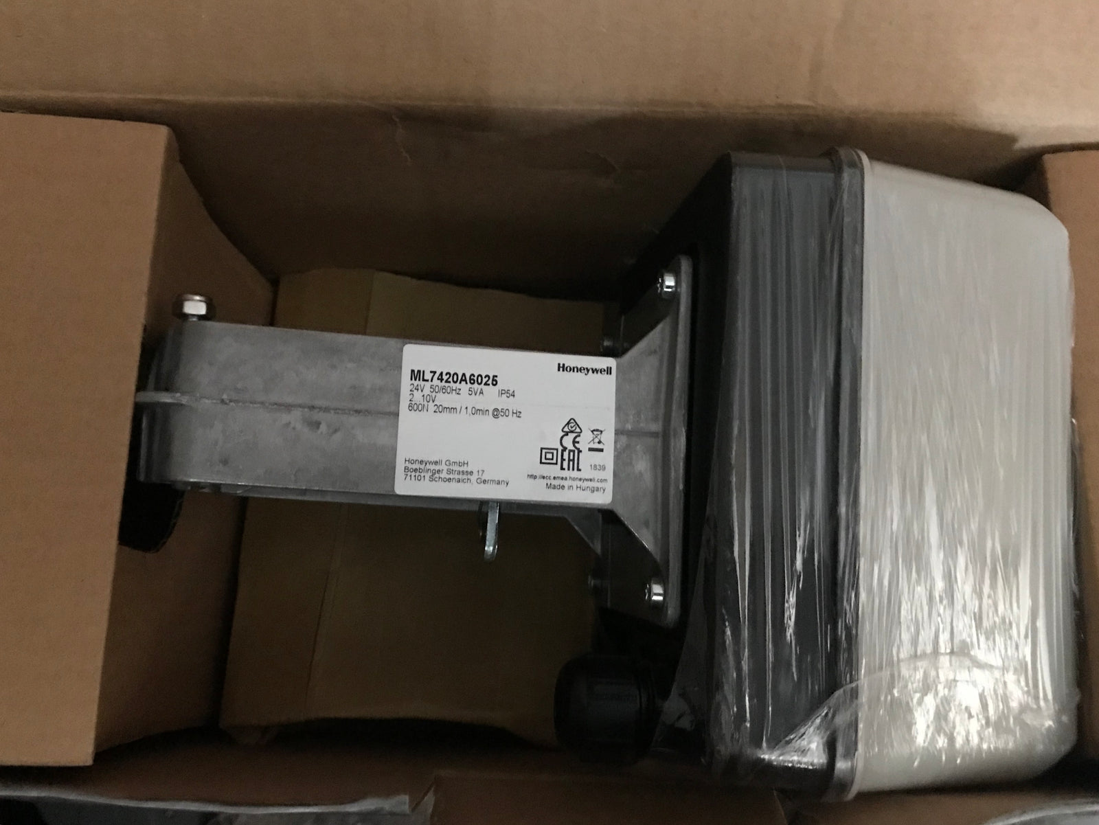 Honeywell Trend ml7420a6025 Actuator 24v #1705