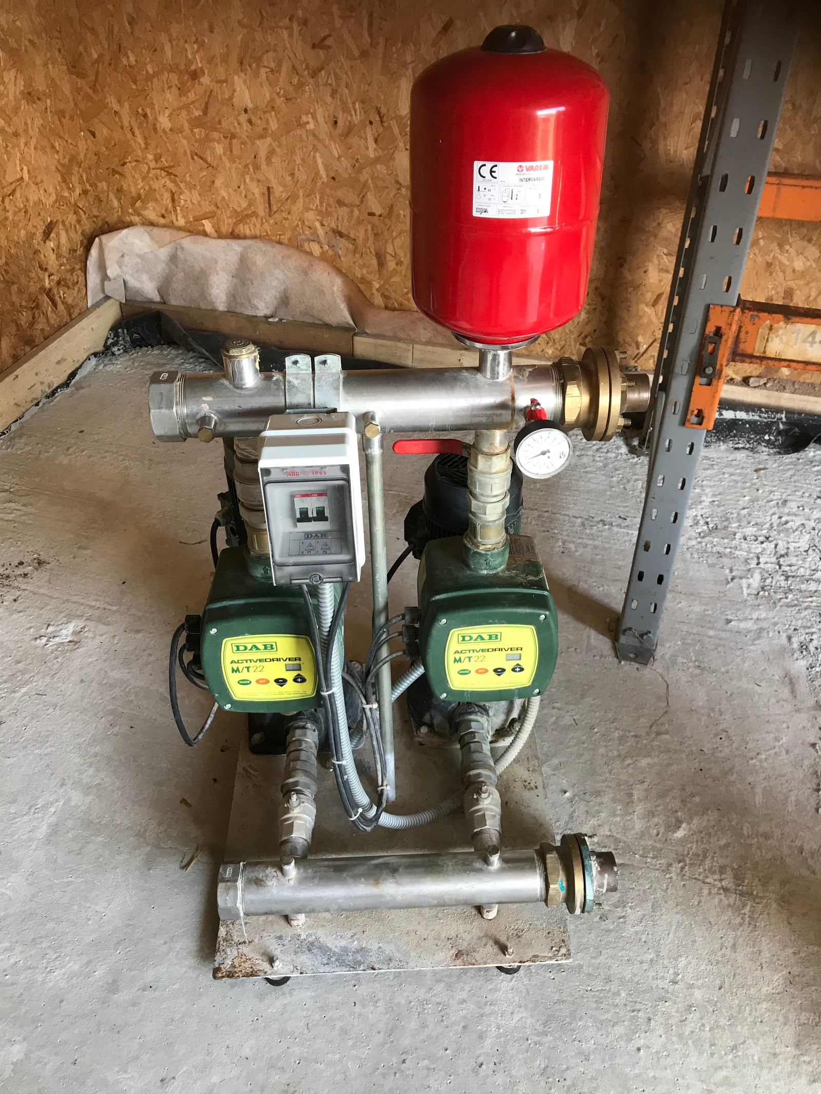 DAB 2KVCX A.D 45/120 M Variable Twin Pressure Booster Set 240v Active  #882