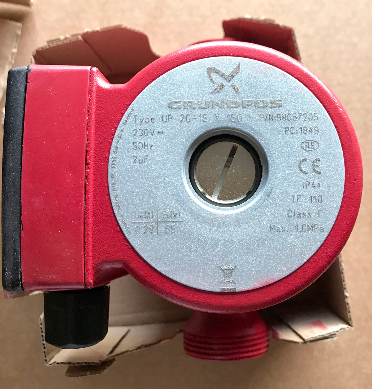 Grundfos UP 20-15 N stainless circulator Pump 98057205 240v #2114