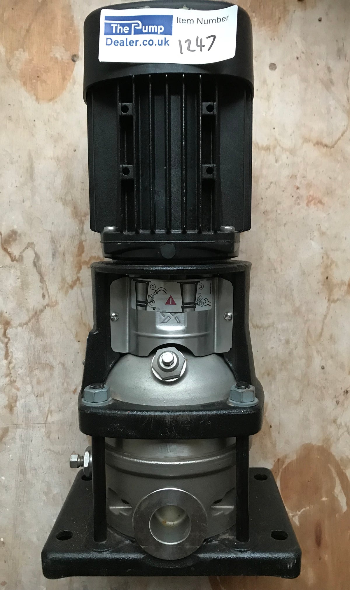 Grundfos CRI 1S-2 stainless 415v vertical multistage pump 96515806 #1251