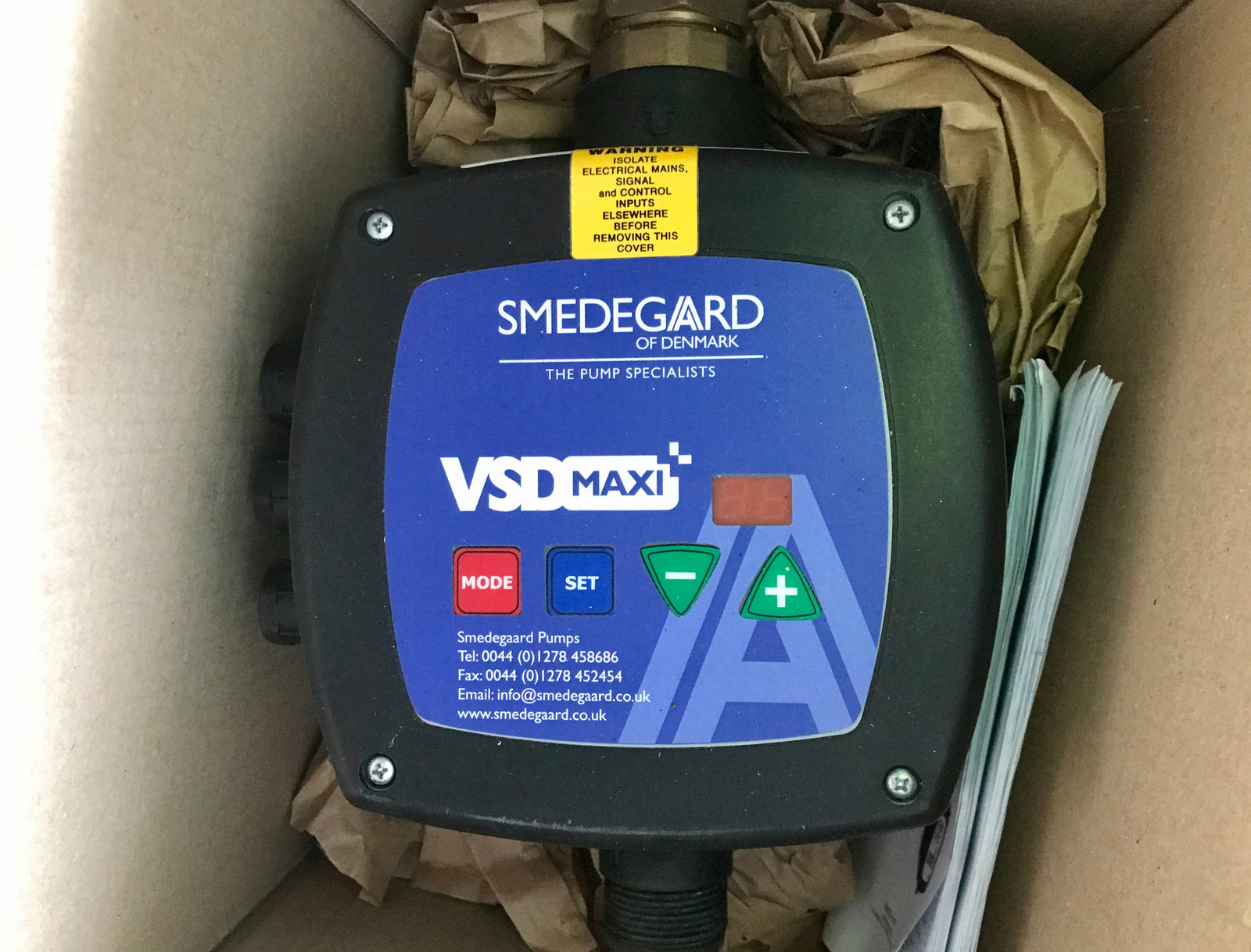 WACS PWM400D/7.5 Pump Inverter Drive Controller 3KW DAB Active Driver #1881 Vat with expansion vessel