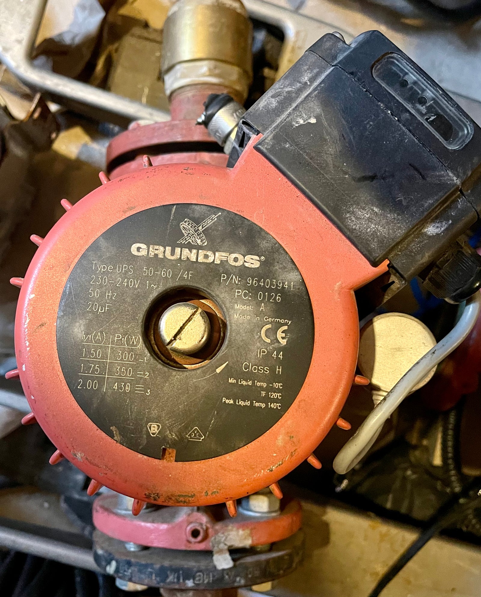 Grundfos UPS 50-60/4 F Flanged Pump Heating Circulator 240v 96403941 #2909 Used