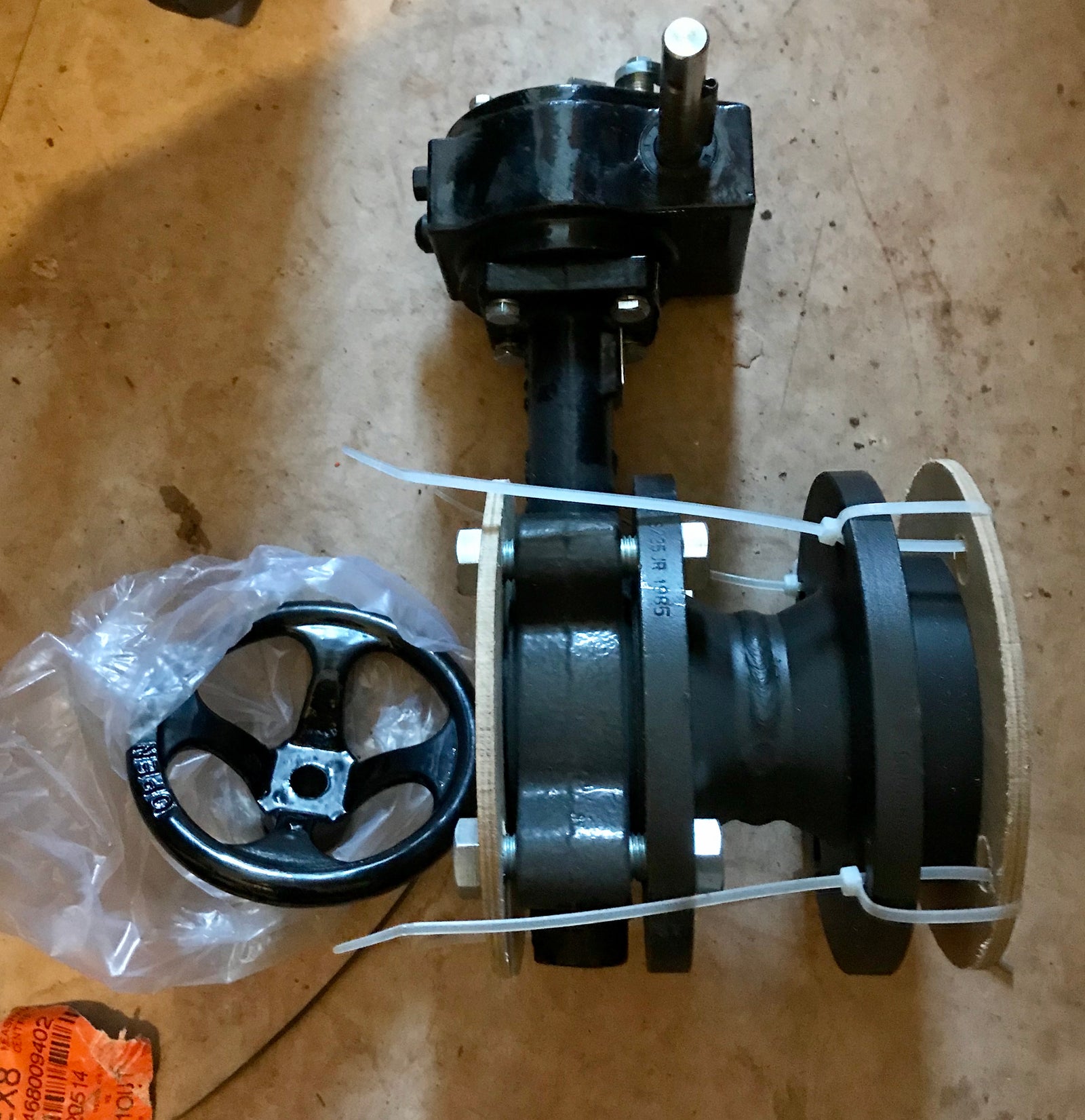 Crane DM950g DN65 commissioning set Gearbox Operated Flow Measurement & Regulating Valve #2198