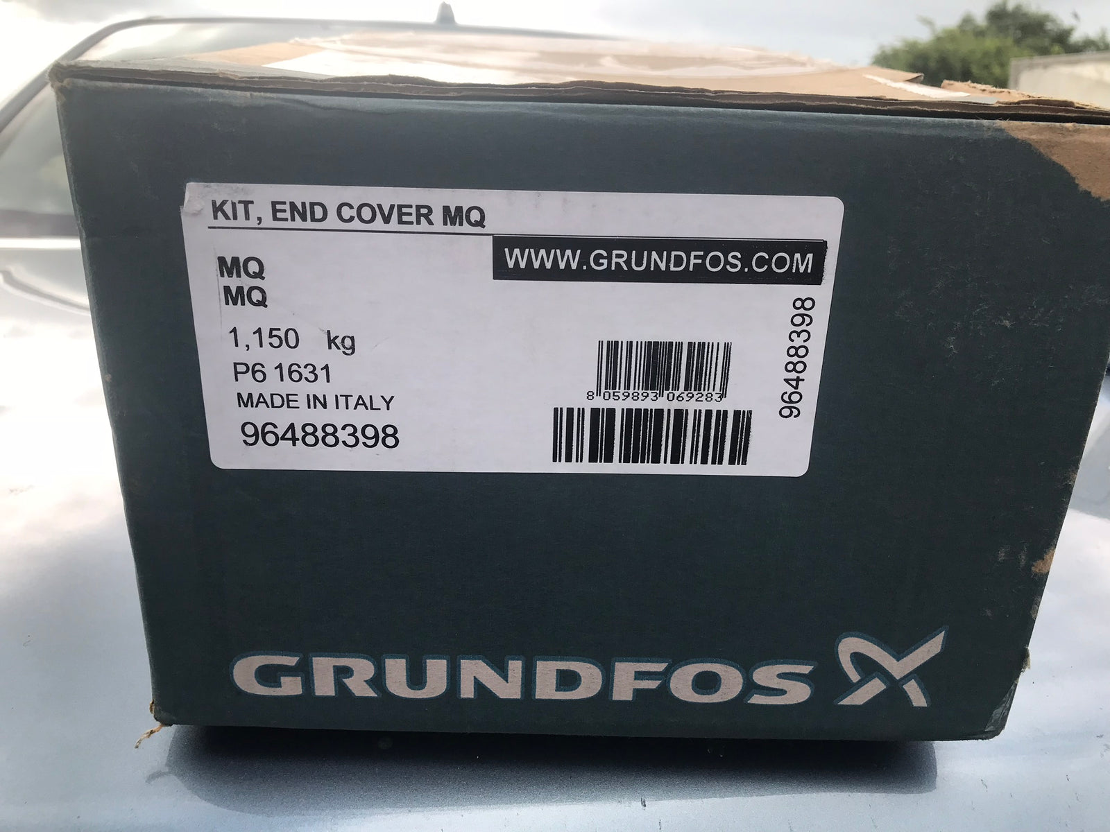 Grundfos Kit End Cover MQ 96488398 #1597