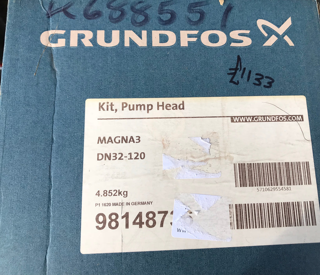 Grundfos Magna3 D 32-120 Replacement Pump Head Kit 98148736 240v #3022 VAT