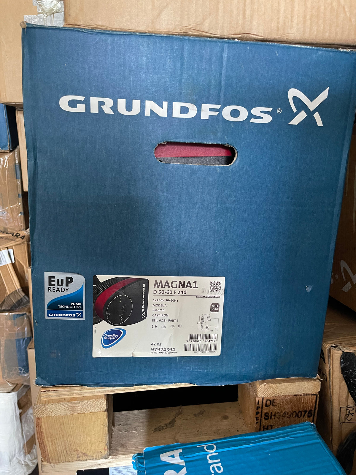 Grundfos Magna1 D 50-60F 97924394 240mm Twin-Head Flanged Circulating Pump #3052