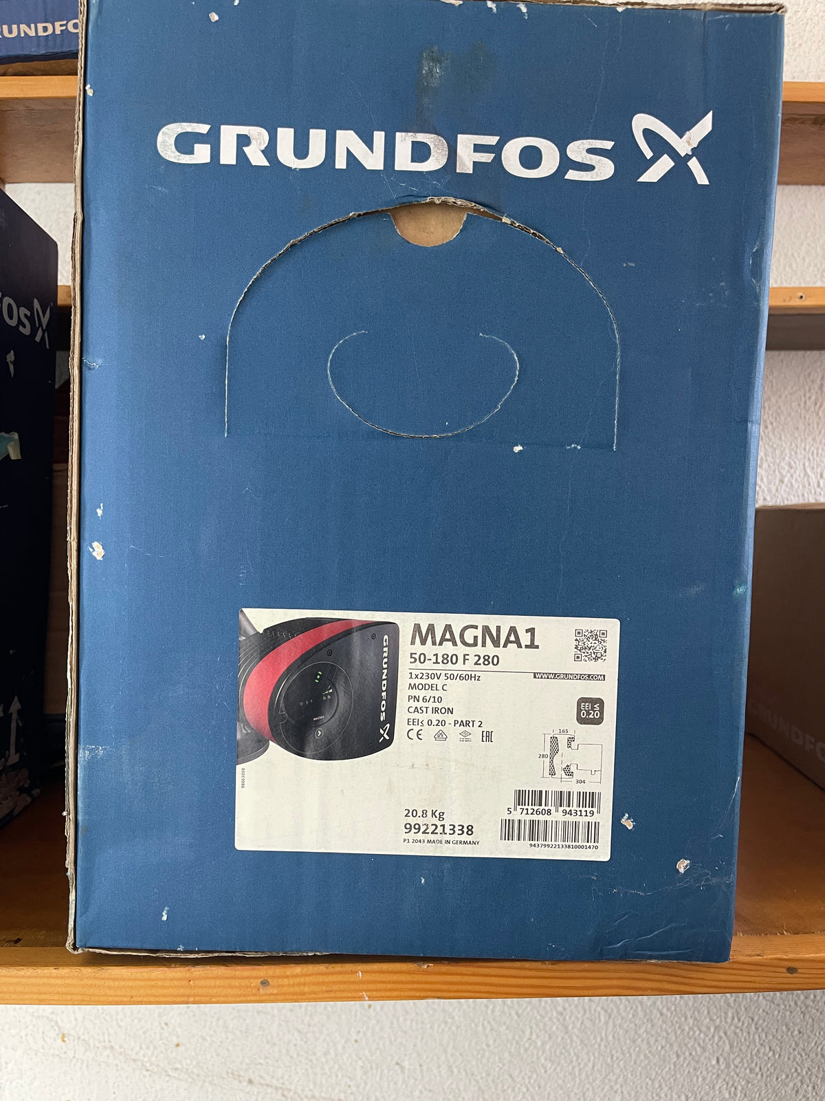 Grundfos Magna1 50-180 F 240V Circulator Pump 99221338 #3202