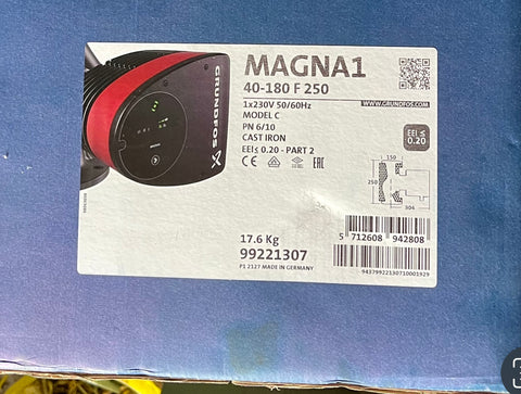 Grundfos Magna1 40-180 F 220 Pump Circulator 240v 99221307 #2982 VAT
