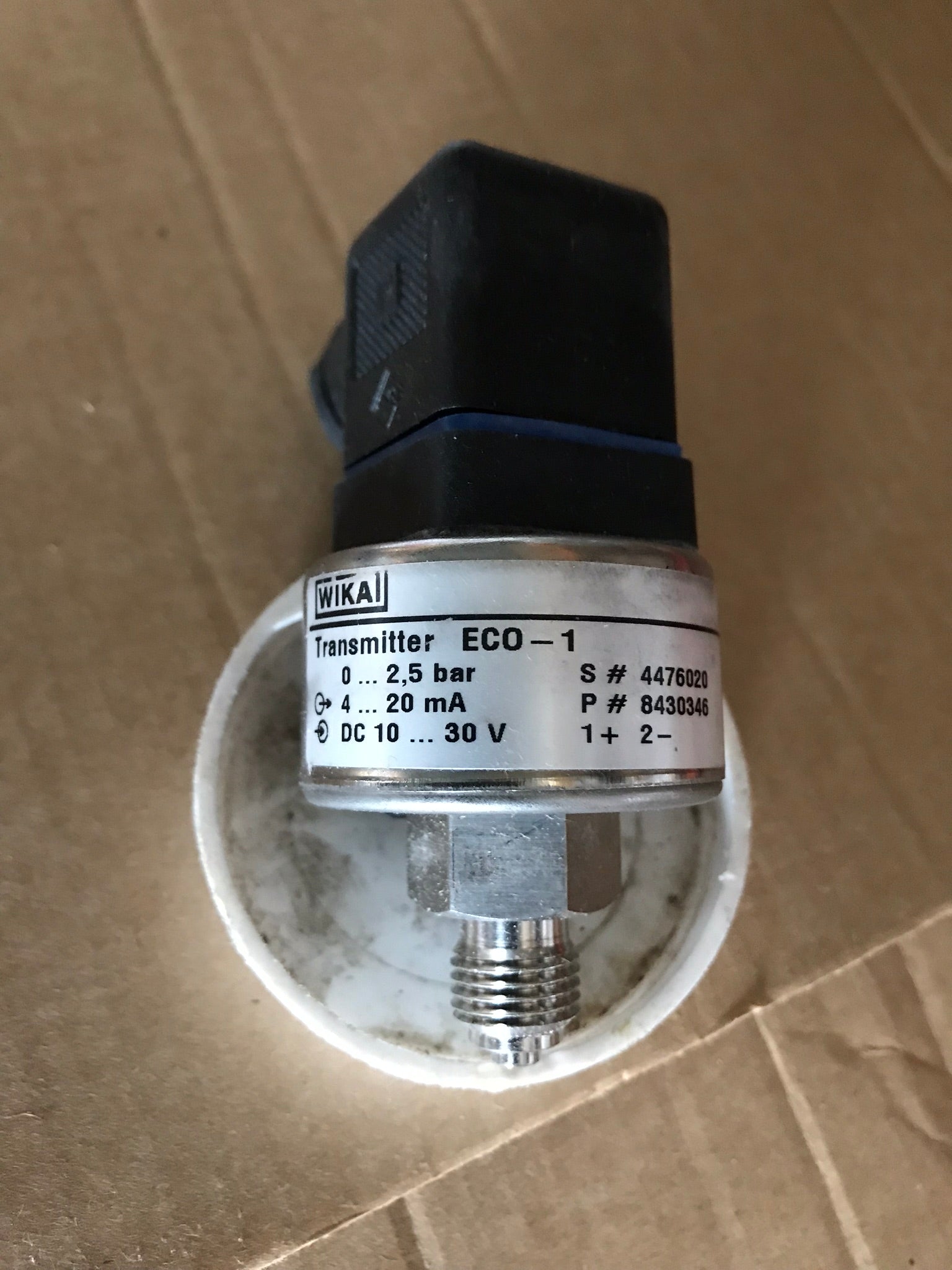 WIKA ECO-1 2.5 bar Pressure Sensor Transducer #1071