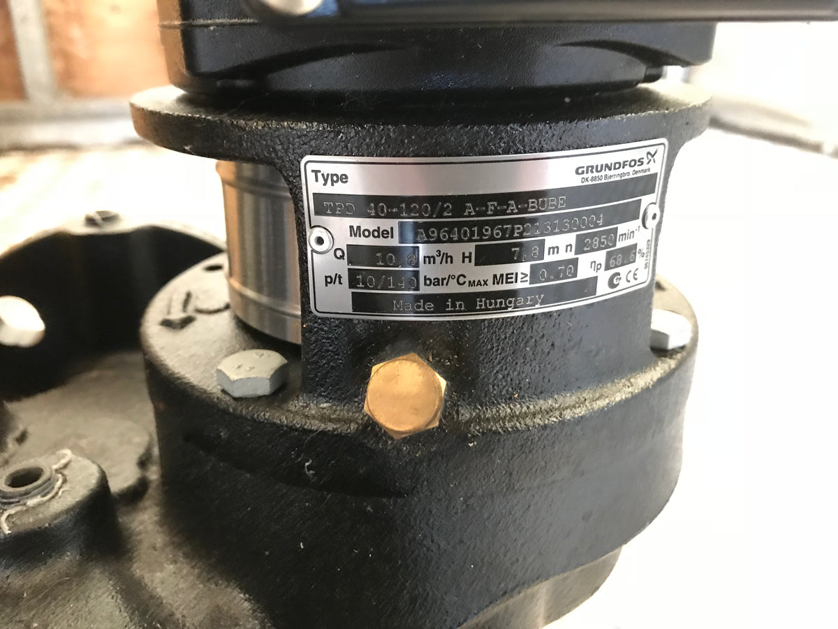 Grundfos TPD 40-120/2 A-F-A BUBE In Line Pump 415v 96401967 #1383