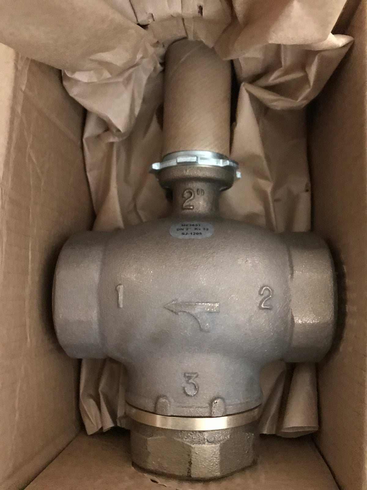 Satchwell Schneider MZ 3651 3 way linear 2" Hot Water Valve Bronze #1106