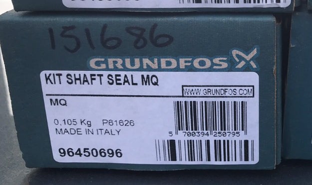 Grundfos Kit MQ shaft seal 96450696 #1601