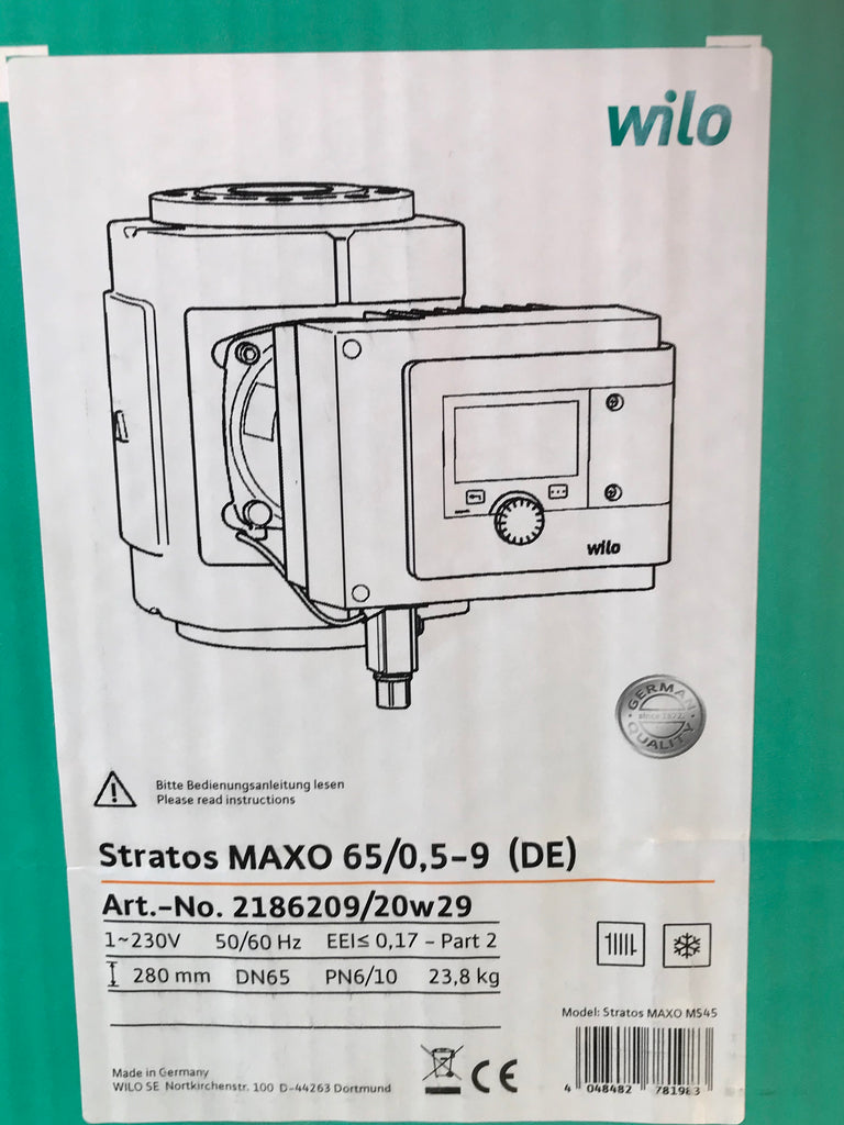 Wilo Stratos MAXO 65/0,5-9 2186209 230v Circulator Pump #2476