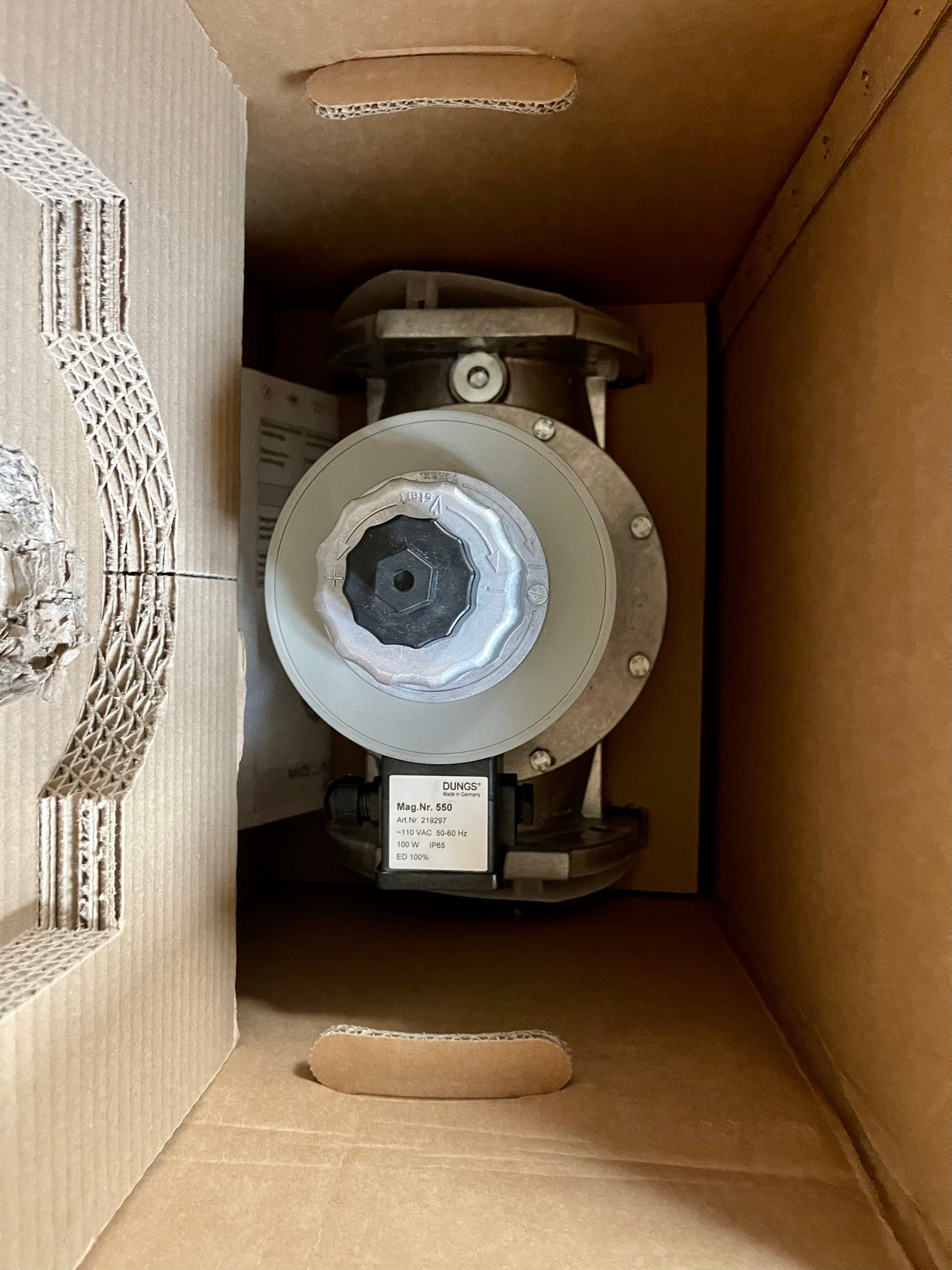 DUNGS MVDLE 2100/5 110VAC IP54 MV SINGLE GAS SOLENOID VALVE 170950 #3347 VAT