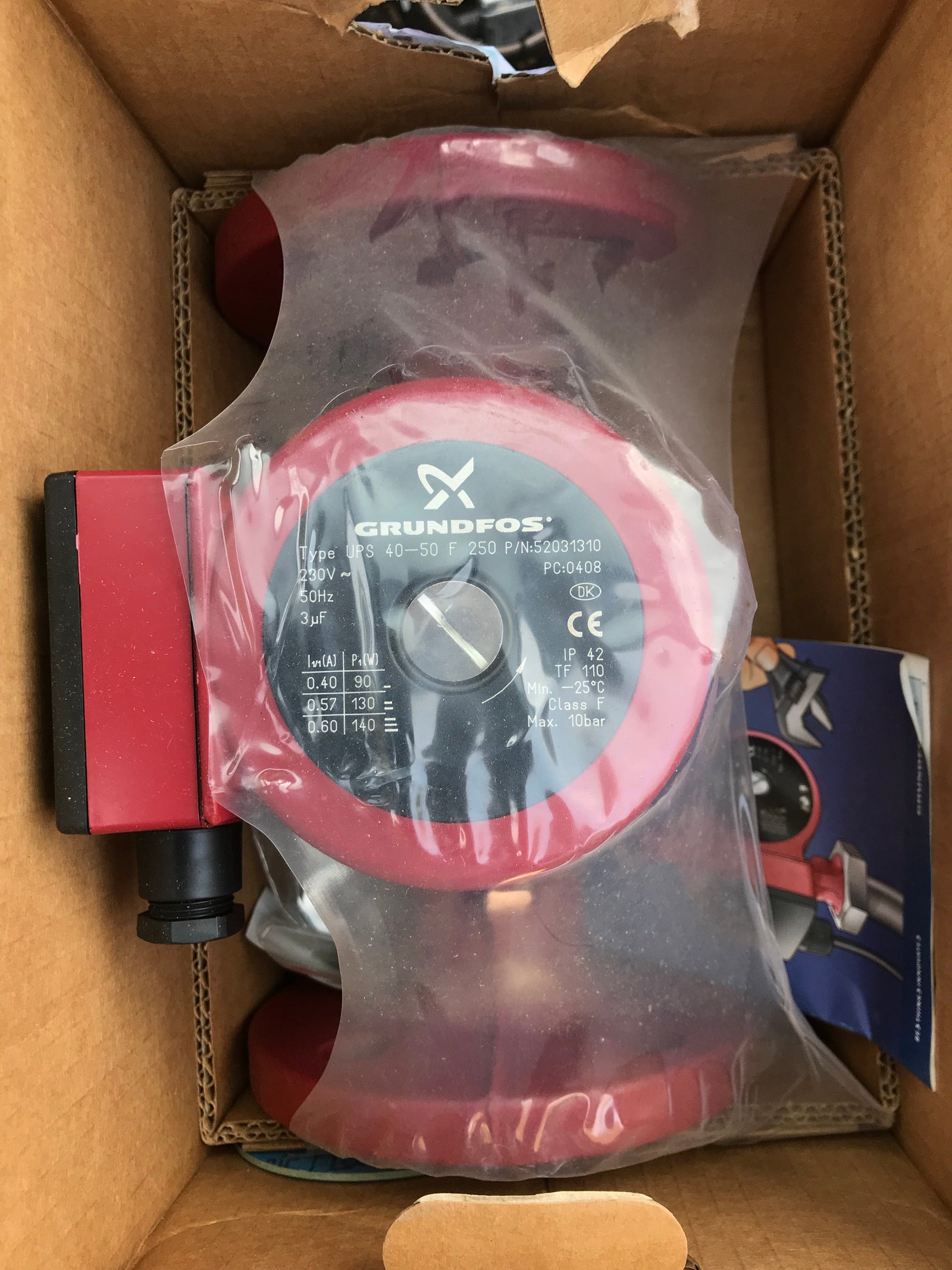 Grundfos UPS 40-50F 250 Light Commercial Circulator - Mk1 P/N: 52031310 #1444/5 VAT