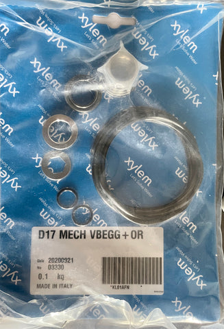 Lowara Mech Seal (Ceramic/Carbon/EP) & O-Ring Kit 10-15-22HM (Sleeve) (KL01AFN) #3169
