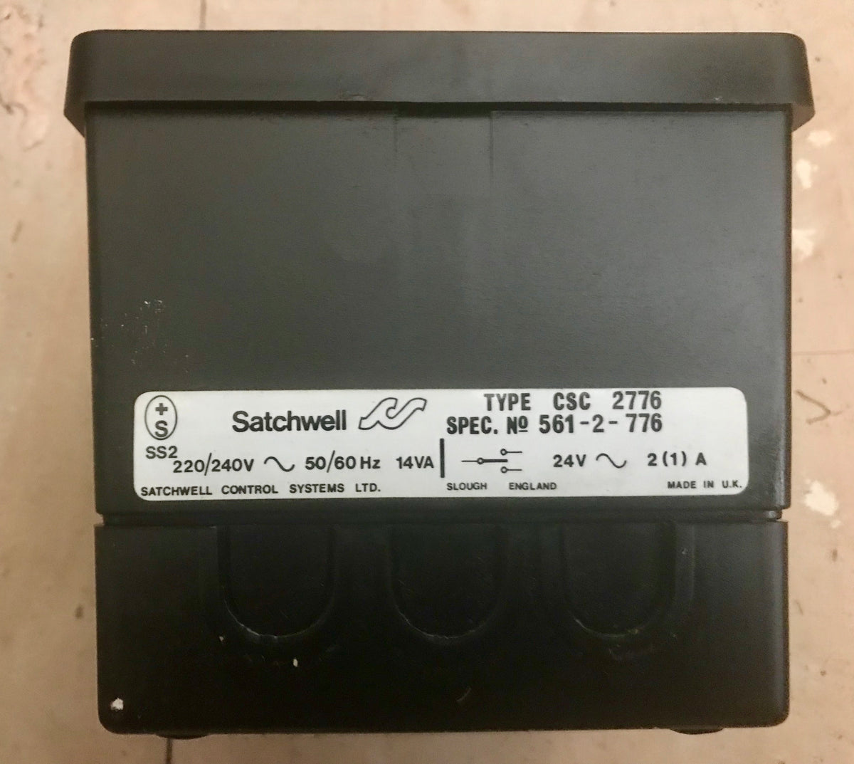 Schneider Satchwell CSC 2776 compensator Controller Panel #1313 USED