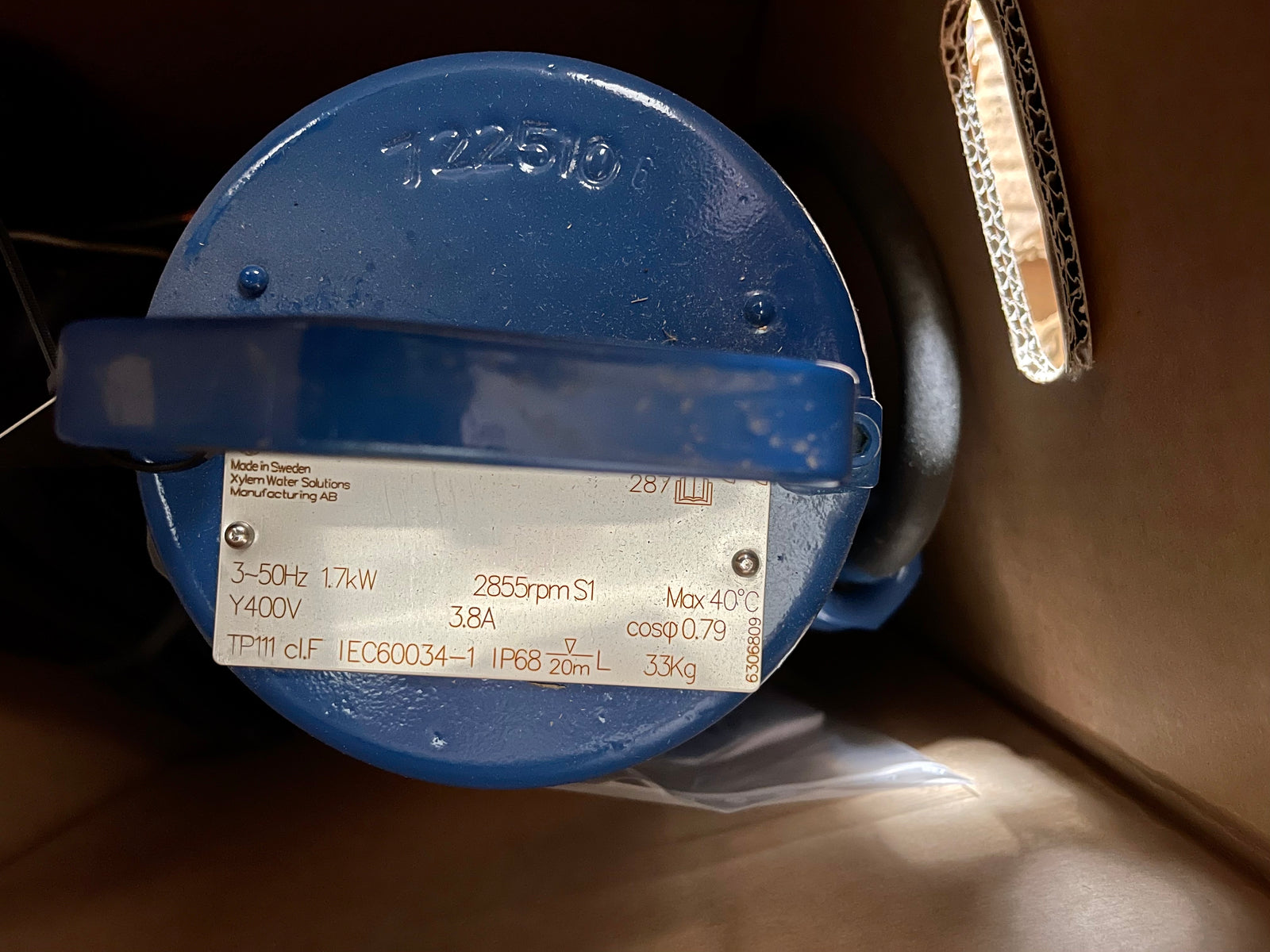 Lowara 1310M-65X.253.V87 400v DN65 1.7kw Vortex Submersible Pump 13101810043 #3035/7 VAT