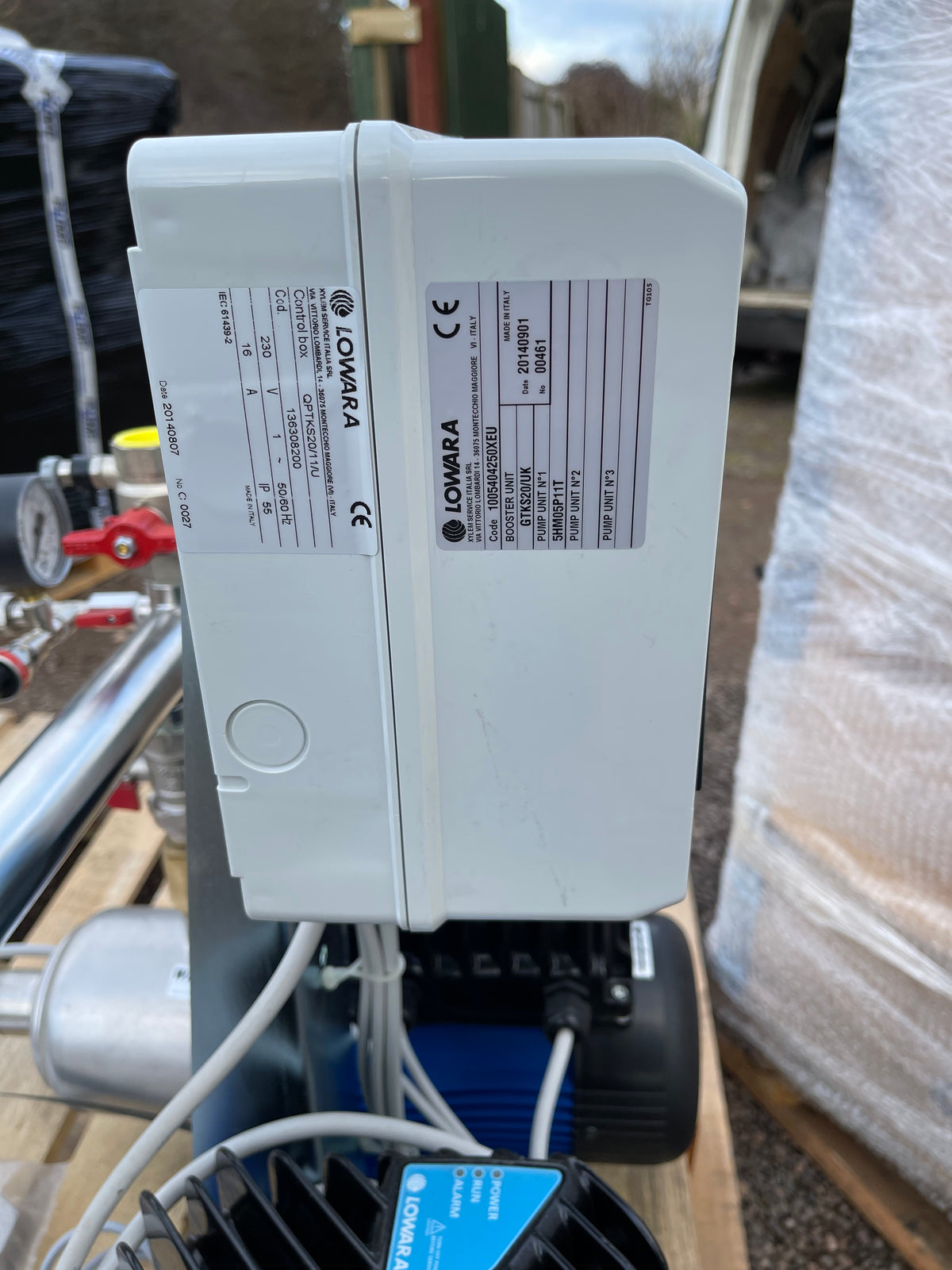 Lowara Teknospeed GTKS20 5HM05 Twin Pump Booster Set 230v #3424 VAT