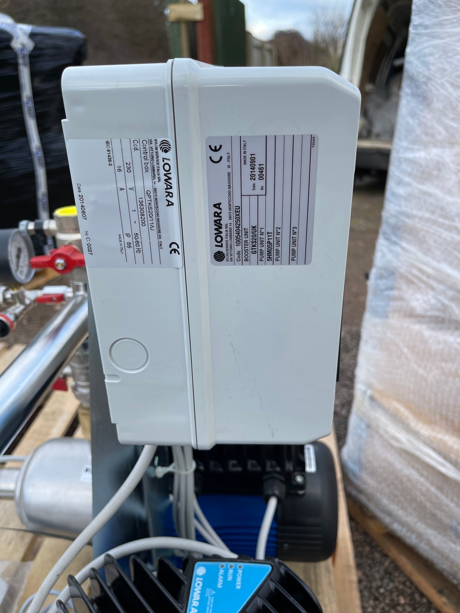 Lowara Teknospeed GTKS20 5HM05 Twin Pump Booster Set 230v #3424 VAT