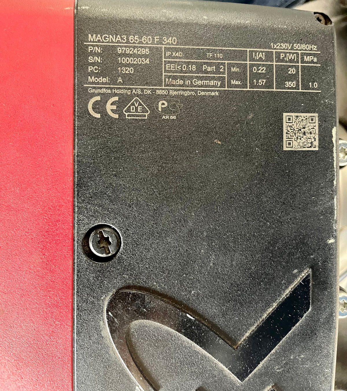 Grundfos Magna3 65-60 F Circulator Pump 97924295  #3205 USED