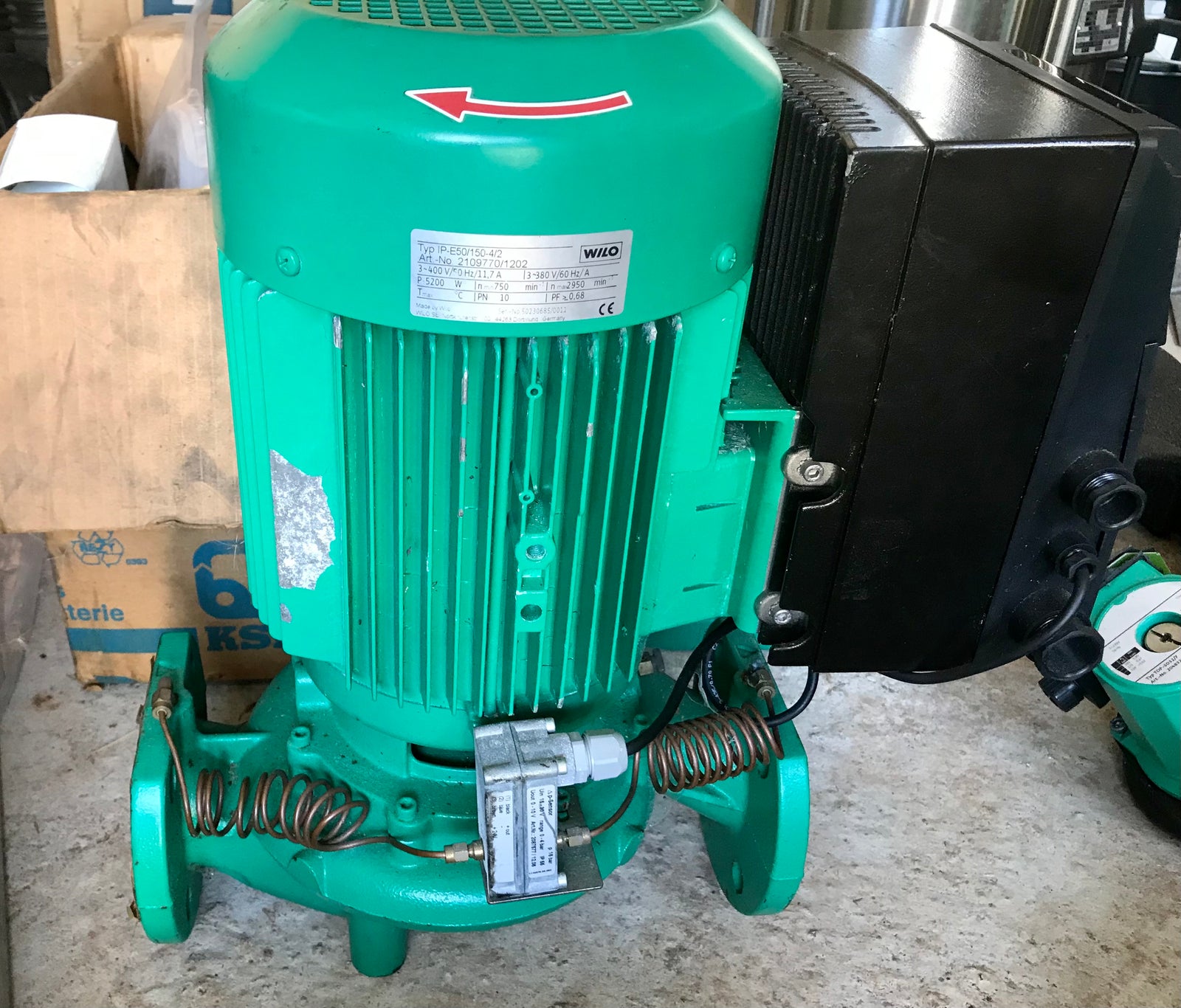 Wilo IP-E 50/150-4/2 2109770 400V Circulator Pump 4kw 340mm DN50 #2641