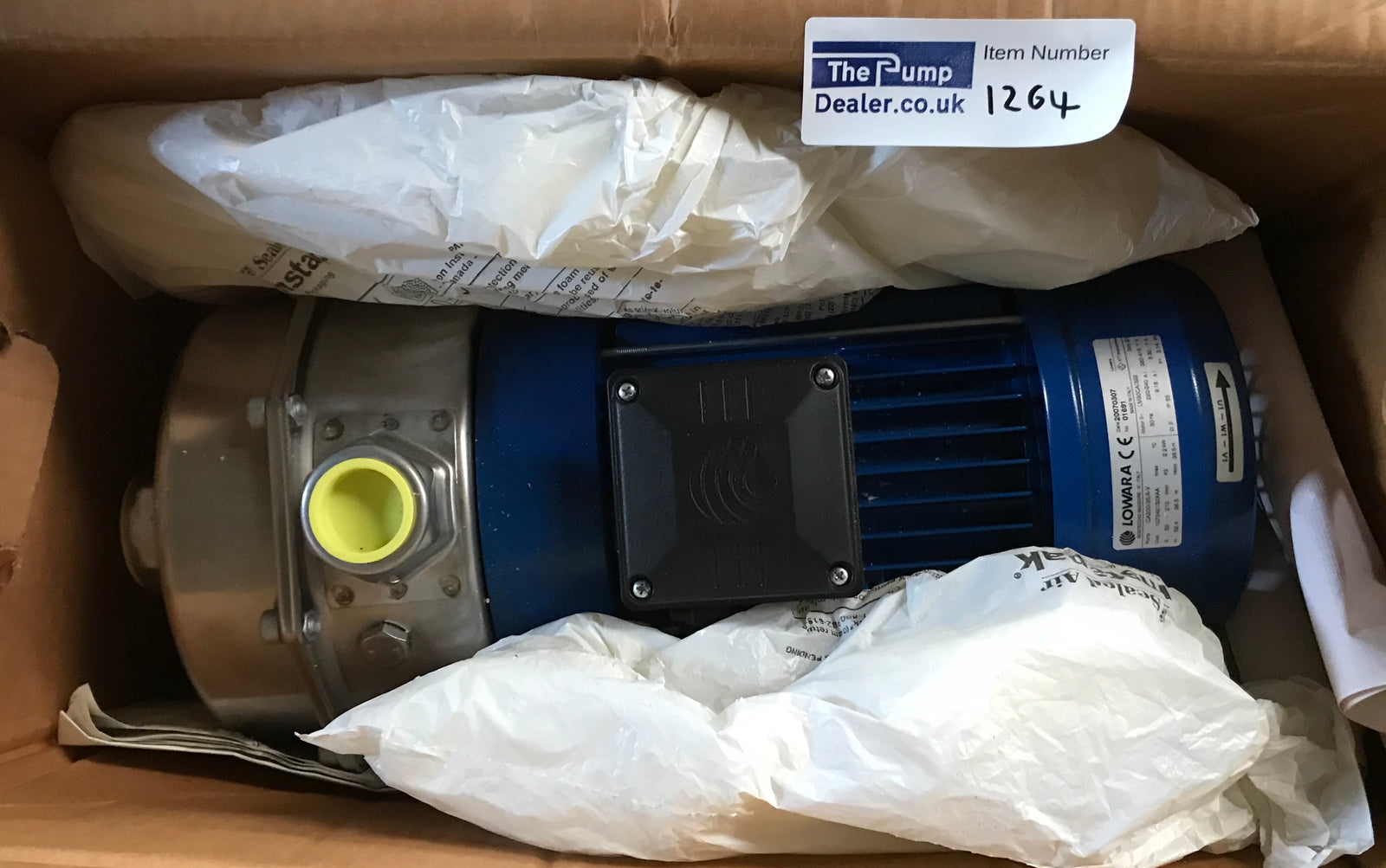 Lowara CA 200/35/A-V Horizontal Home Booster End Suction 415v Stainless Pump #1264