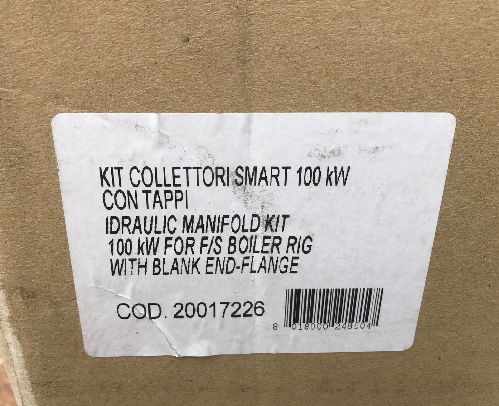 Vokera 20017226 hydraulic manifold 100kw for floor standing boiler condexa pro rig #1401