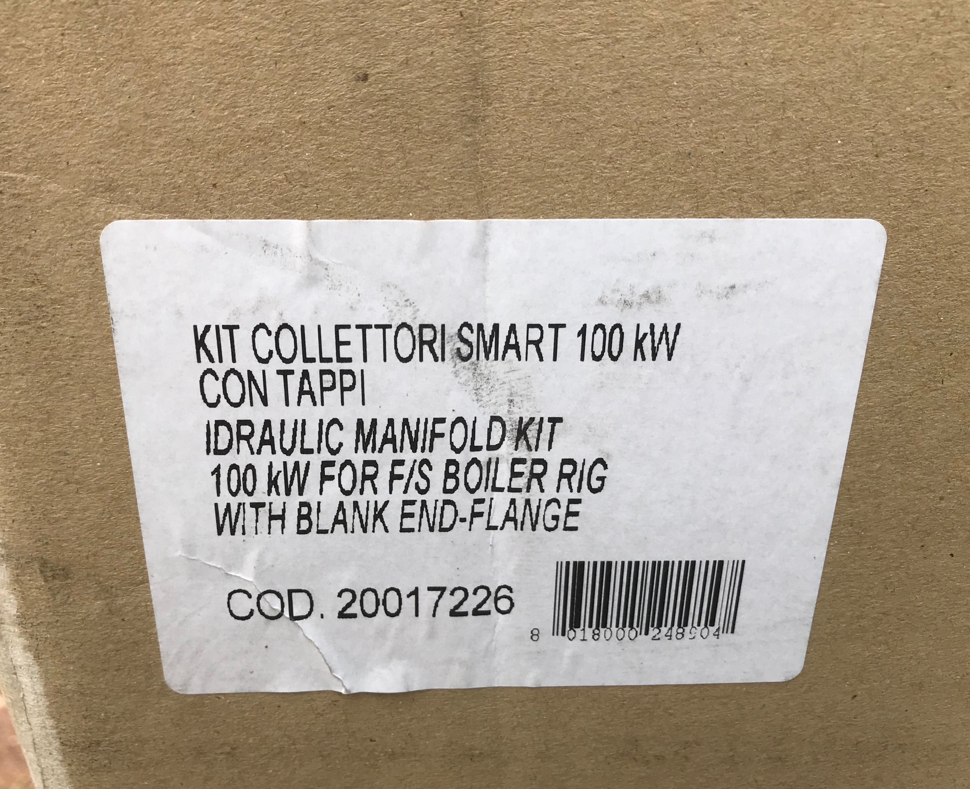 Vokera 20017226 hydraulic manifold 100kw for floor standing boiler condexa pro rig #1401