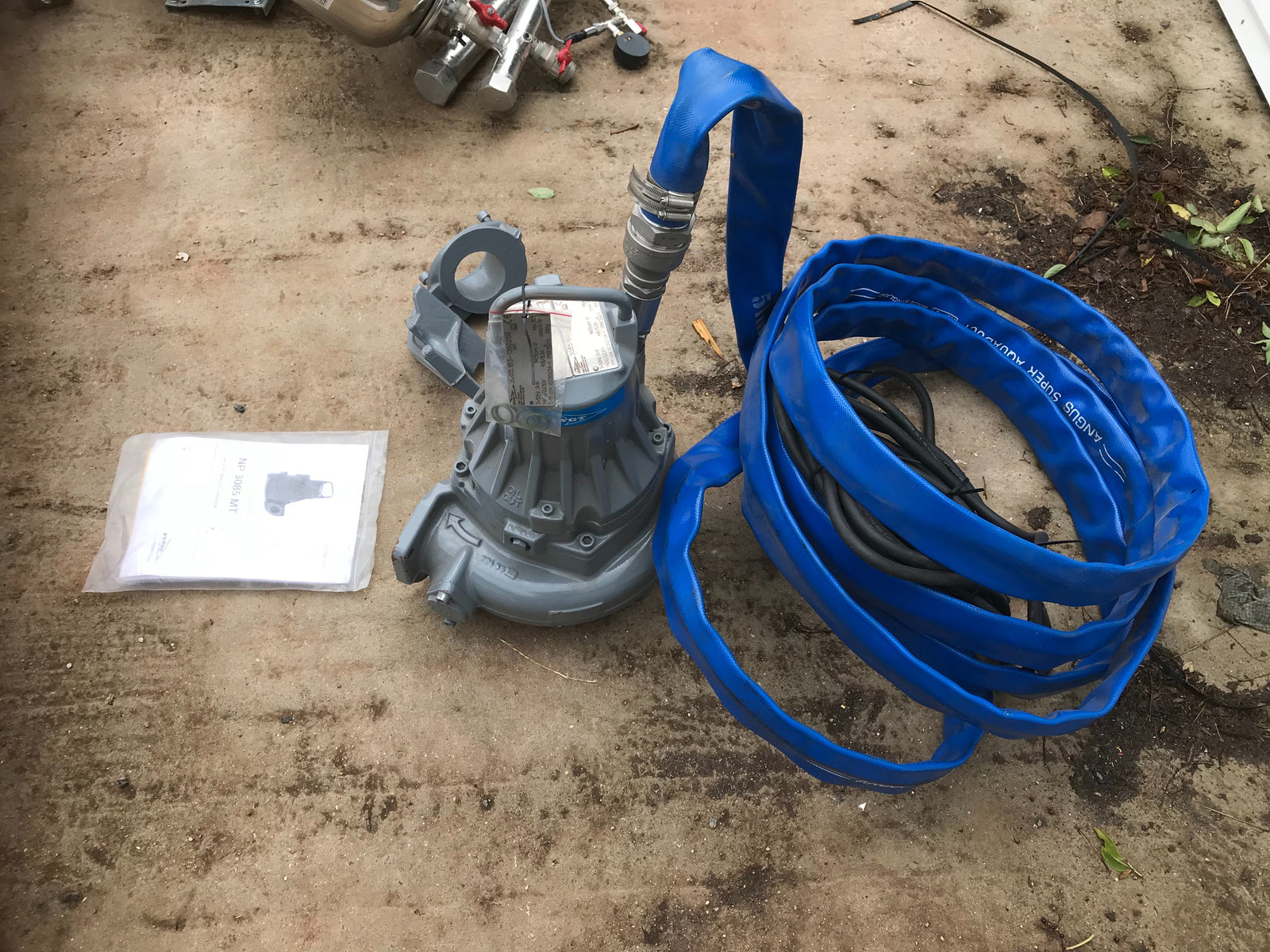 Flygt NP 3085.183 461 MT 2kw 400v  submersible waste water pump #970