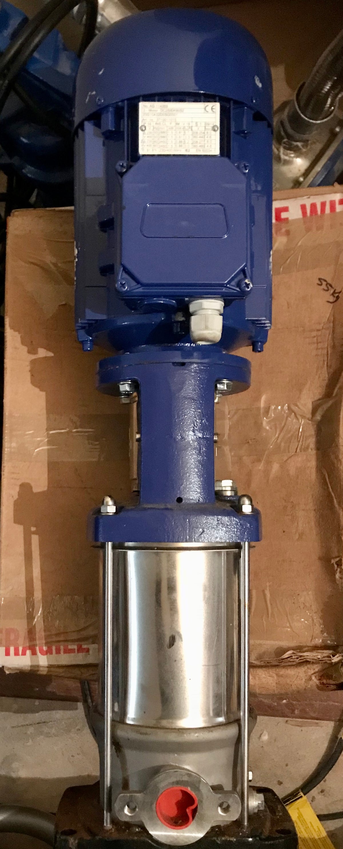 DP Pumps DPV 4/8 B Vertical Multistage Pump 1.5kw 415v #1871