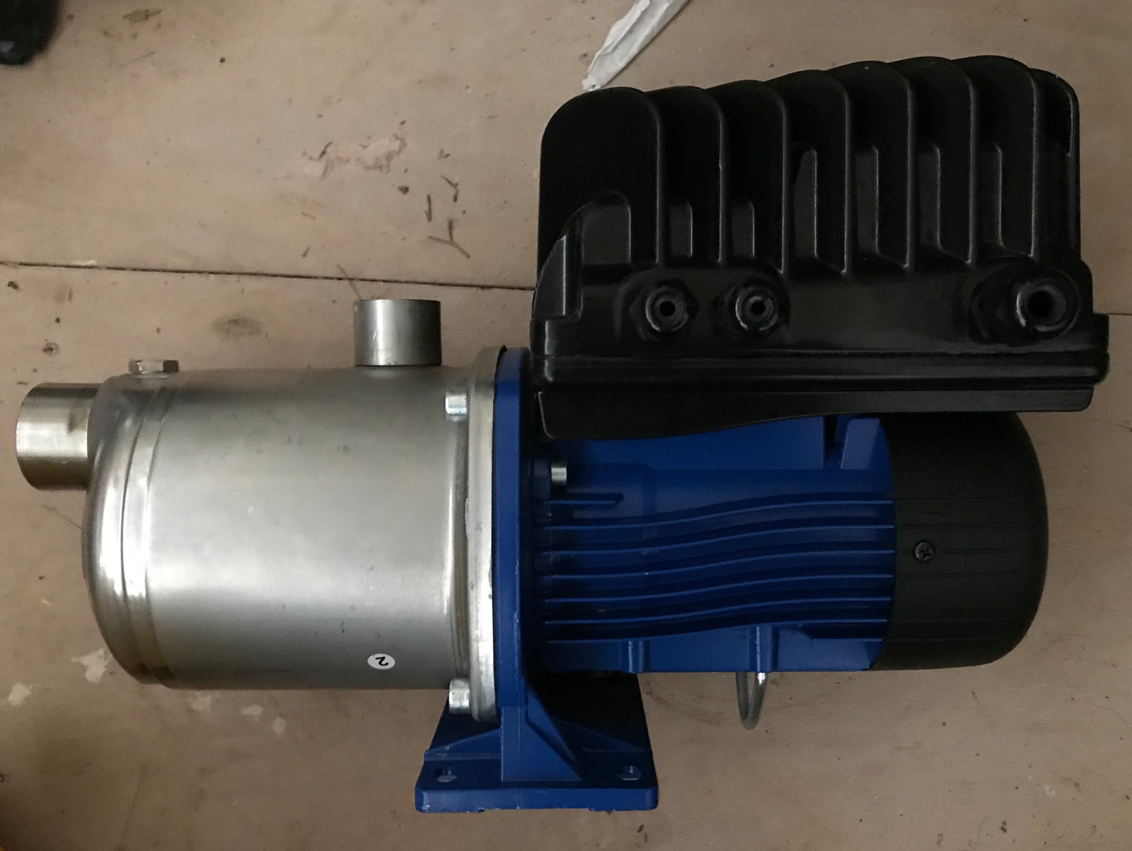 Lowara TKS/2HM5ZT TEKNOSPEED Horizontal Multistage Pump 240v Stainless Steel #2803