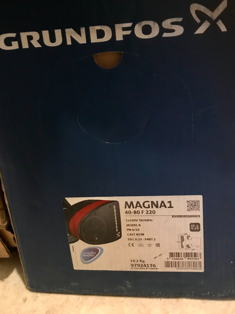 Grundfos Magna1 40-80F 1PH Flanged Pump Heating Circulator 240v #2229