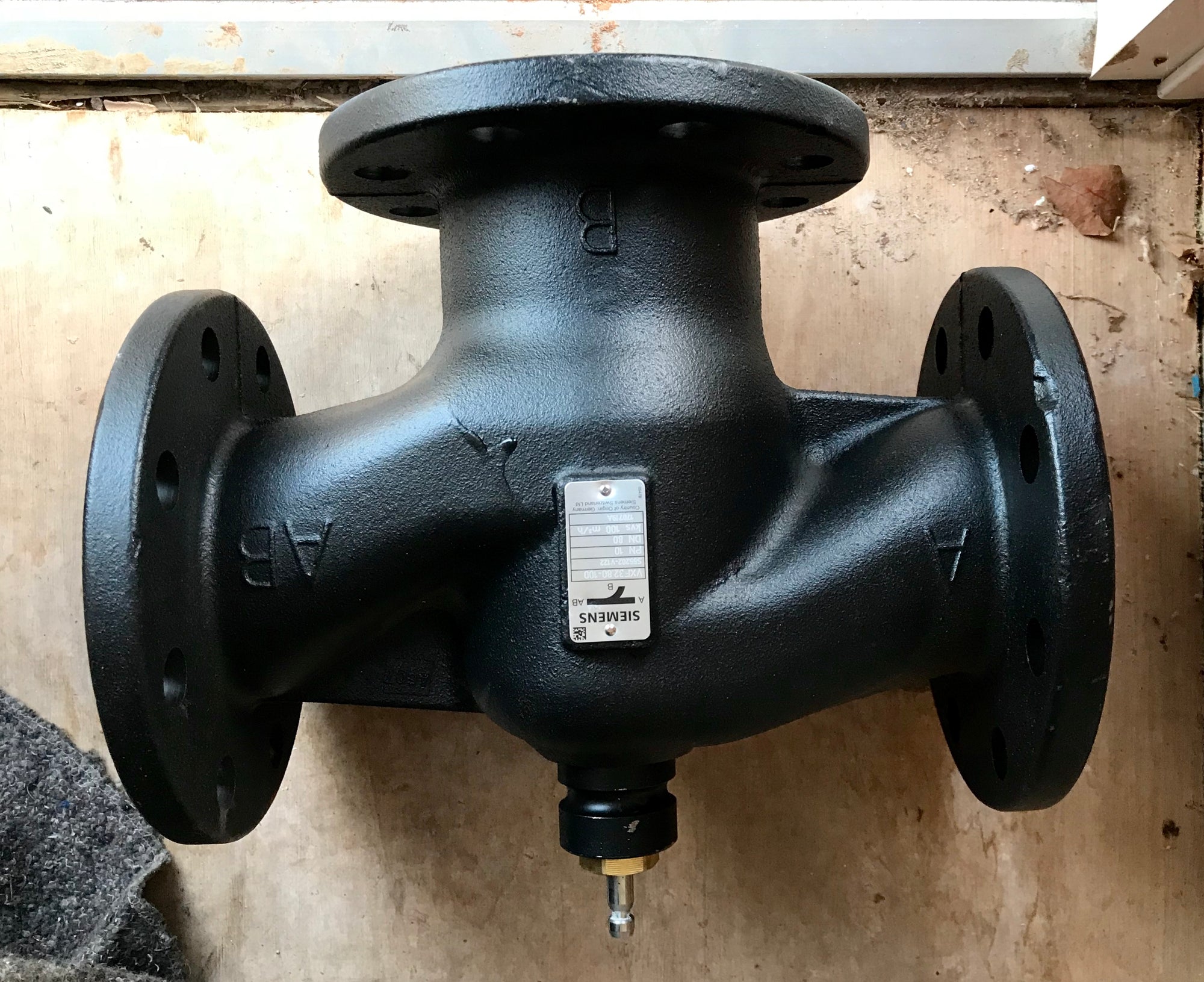 Siemens VXF 32.80-100 3-port valve, flanged, PN10, DN80, kvs 100 #1745