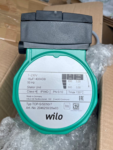 Wilo TOP S SD 50/7 240v Circulator Pump Replacement Head 2046250 #3119/3152