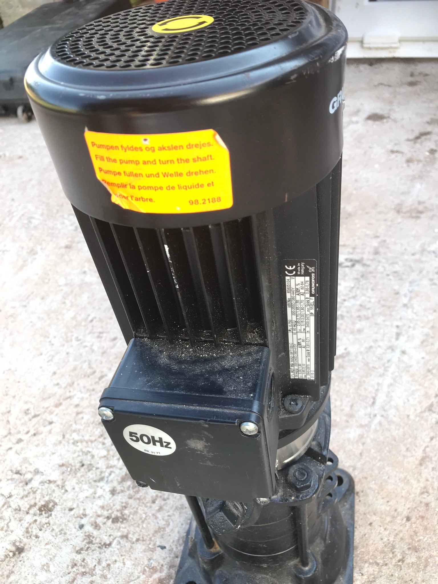 Grundfos CP3-40k Vertical Multistage Pump 415v 31530004p20128 #942