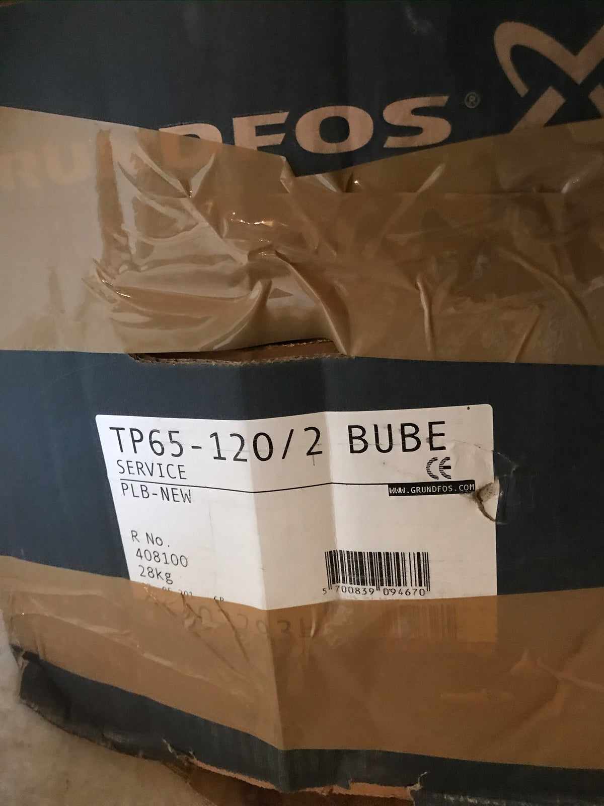 GRUNDFOS TP 65-120/2 A F A BUBE 1.1KW Replacement Head 2 POLE 415v 96402293H #2234