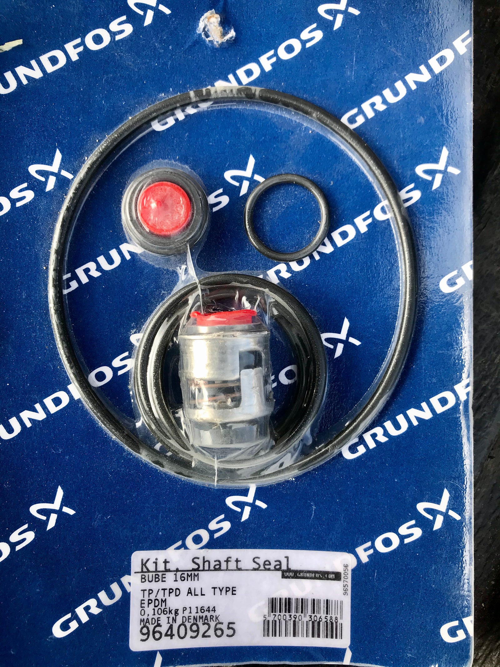 Kit, Shaft Seal BUBE TP 16MM - 96409265 KIT #2619