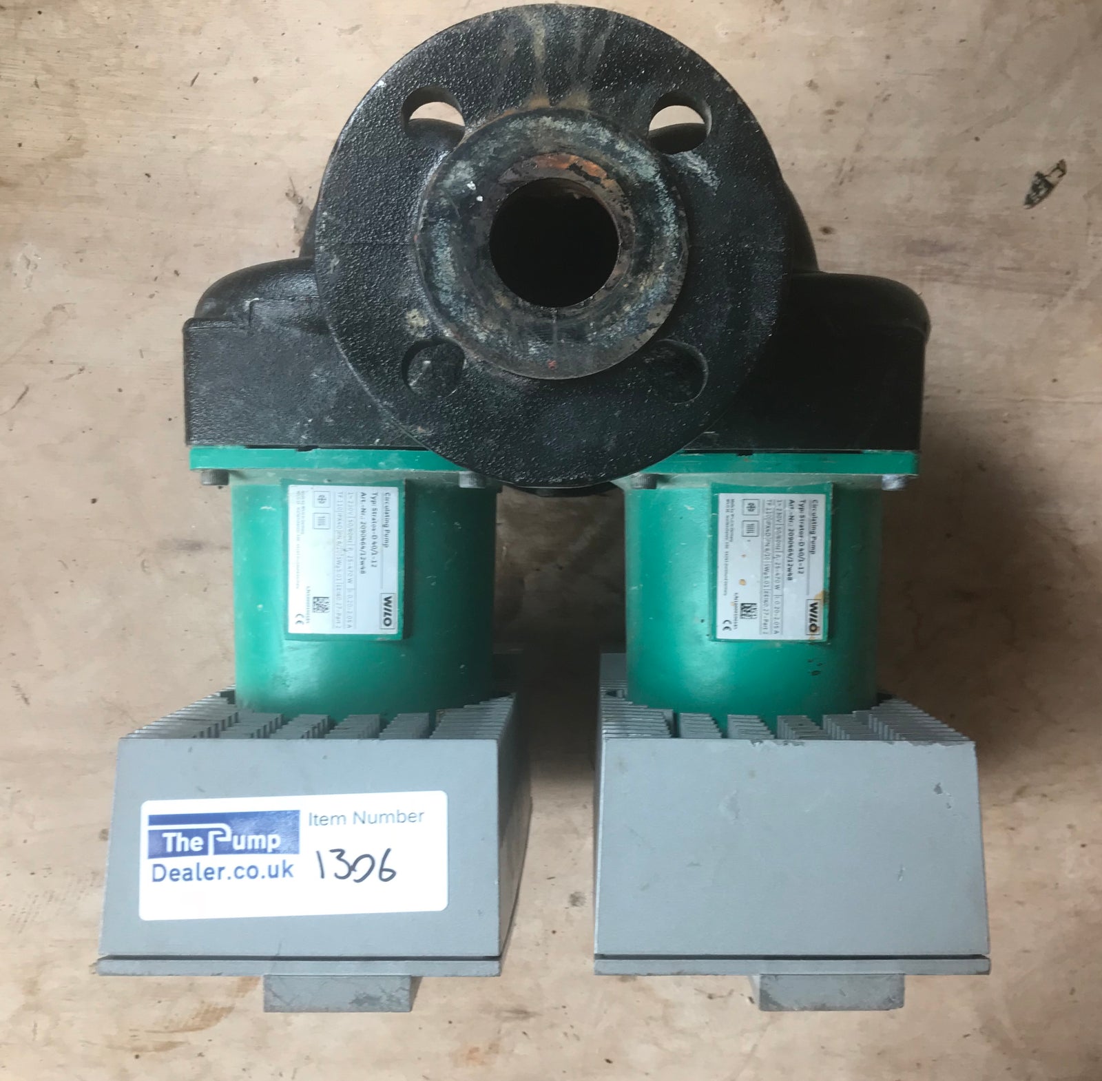 Wilo Stratos-D 40/1-12 1PH PN6/10 Pump - 2090464 #1306 USED