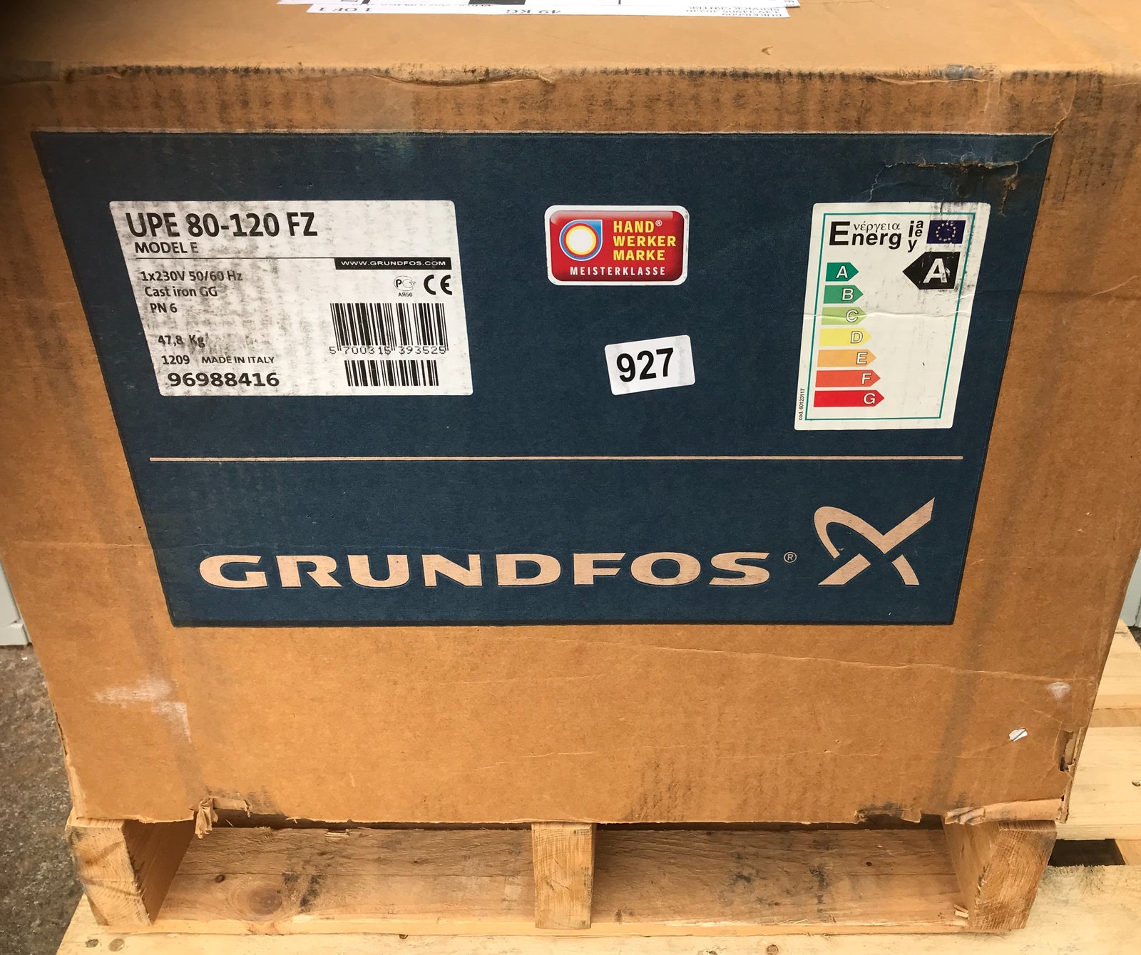 UPE 80-120 FZ Variable Speed Heating Circulator Pump 96988416 #927